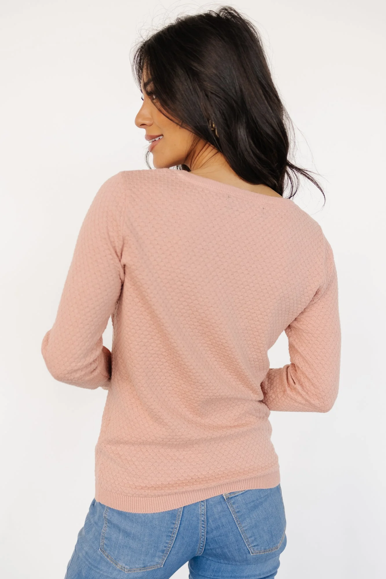 Debbie Knit Top | Rose