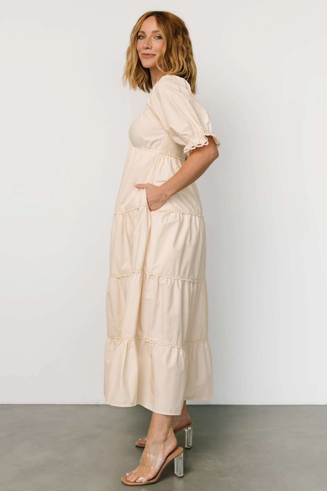 Raleigh Maxi Dress | Cream