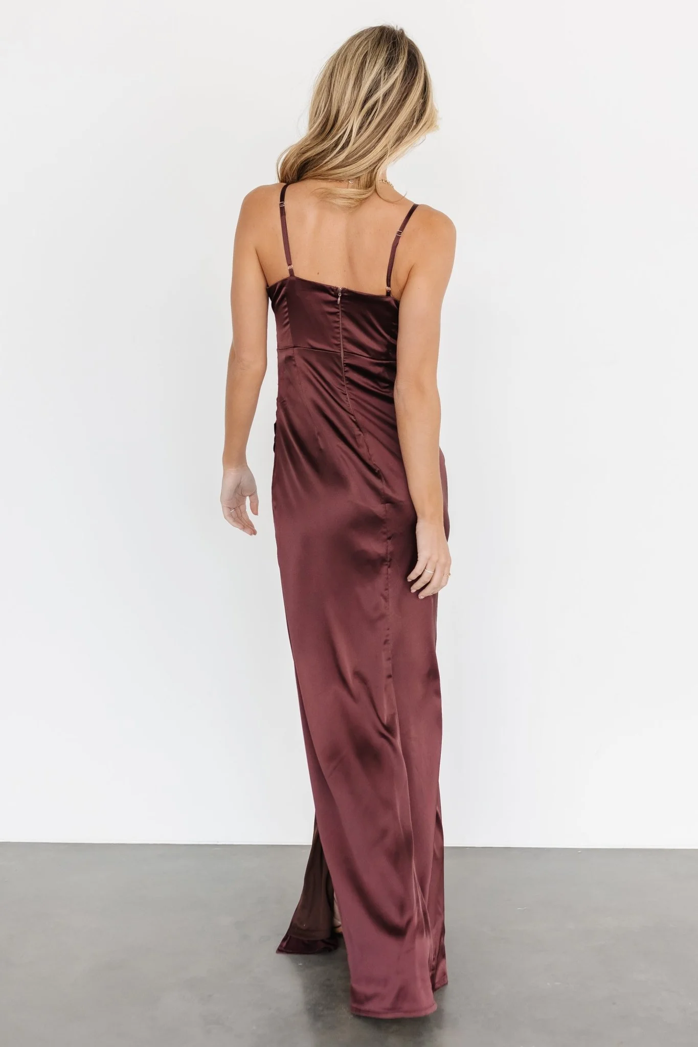 Monet Satin Gown | Clove