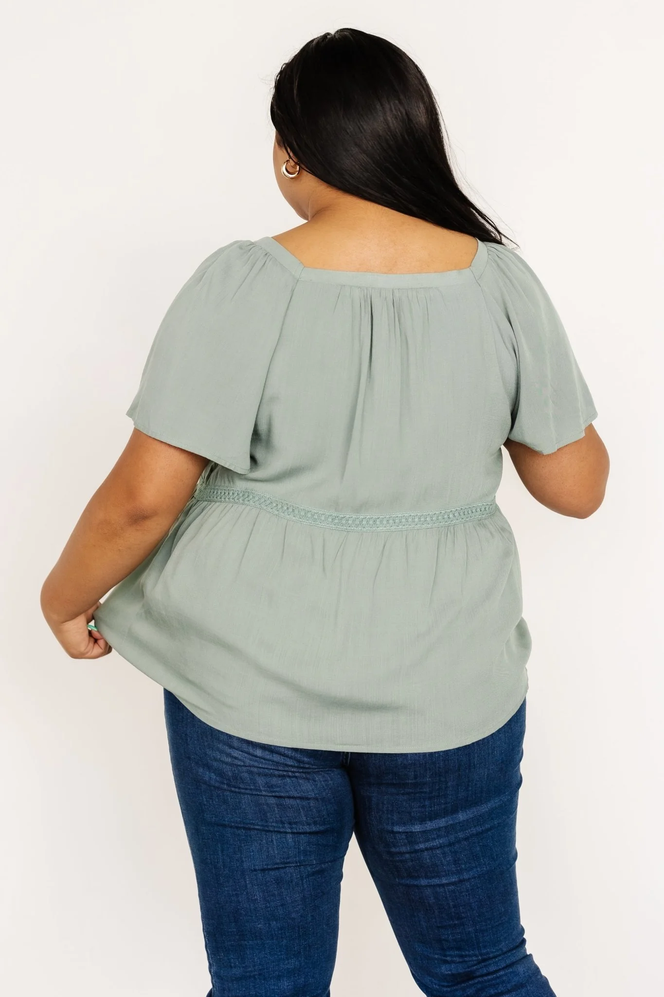 Unity Button Up Top | Sage
