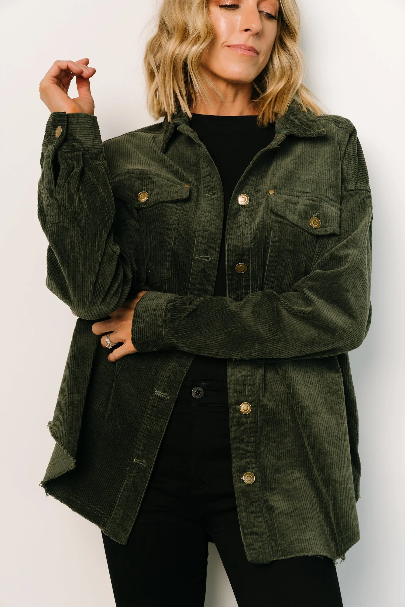 Greeley Corduroy Jacket | Deep Green