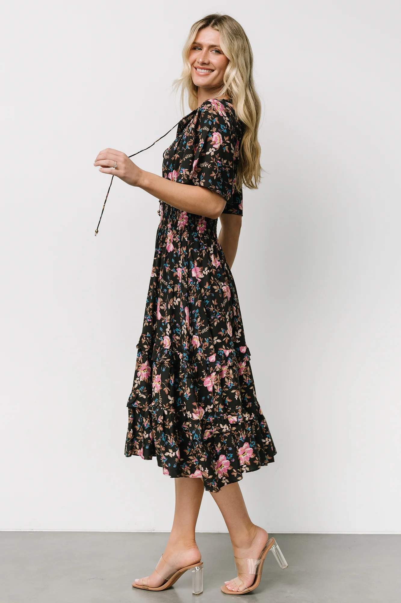 Spell Boho Midi Dress | Midnight Garden