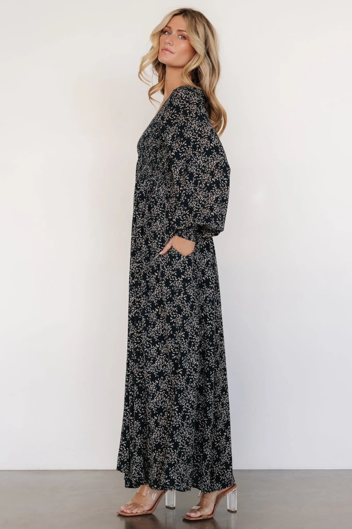 Anya Maxi Dress | Hunter Green Print