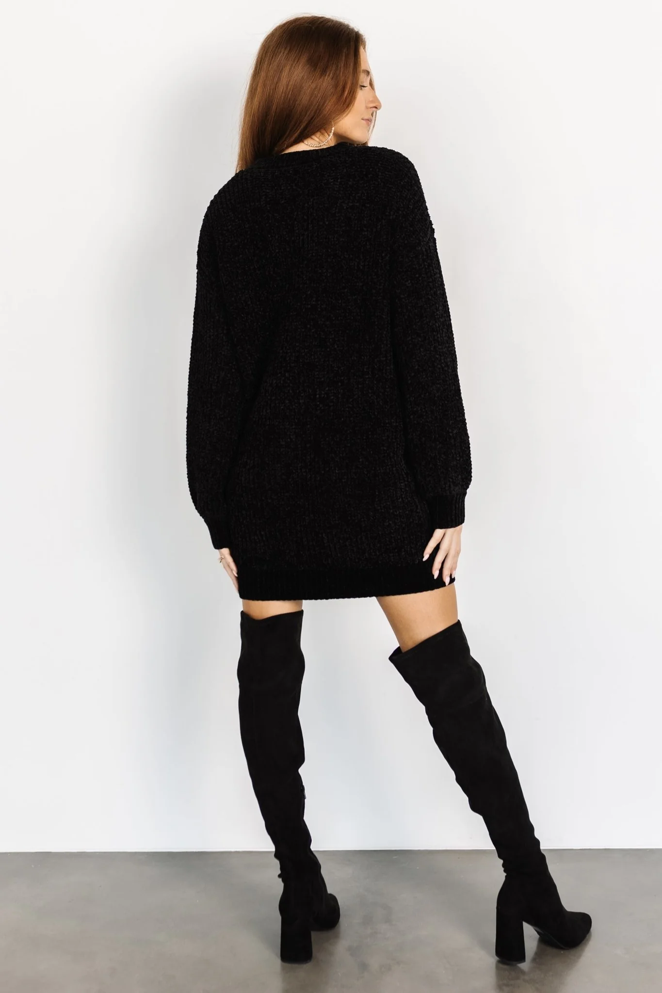 Christa Sweater Dress | Black