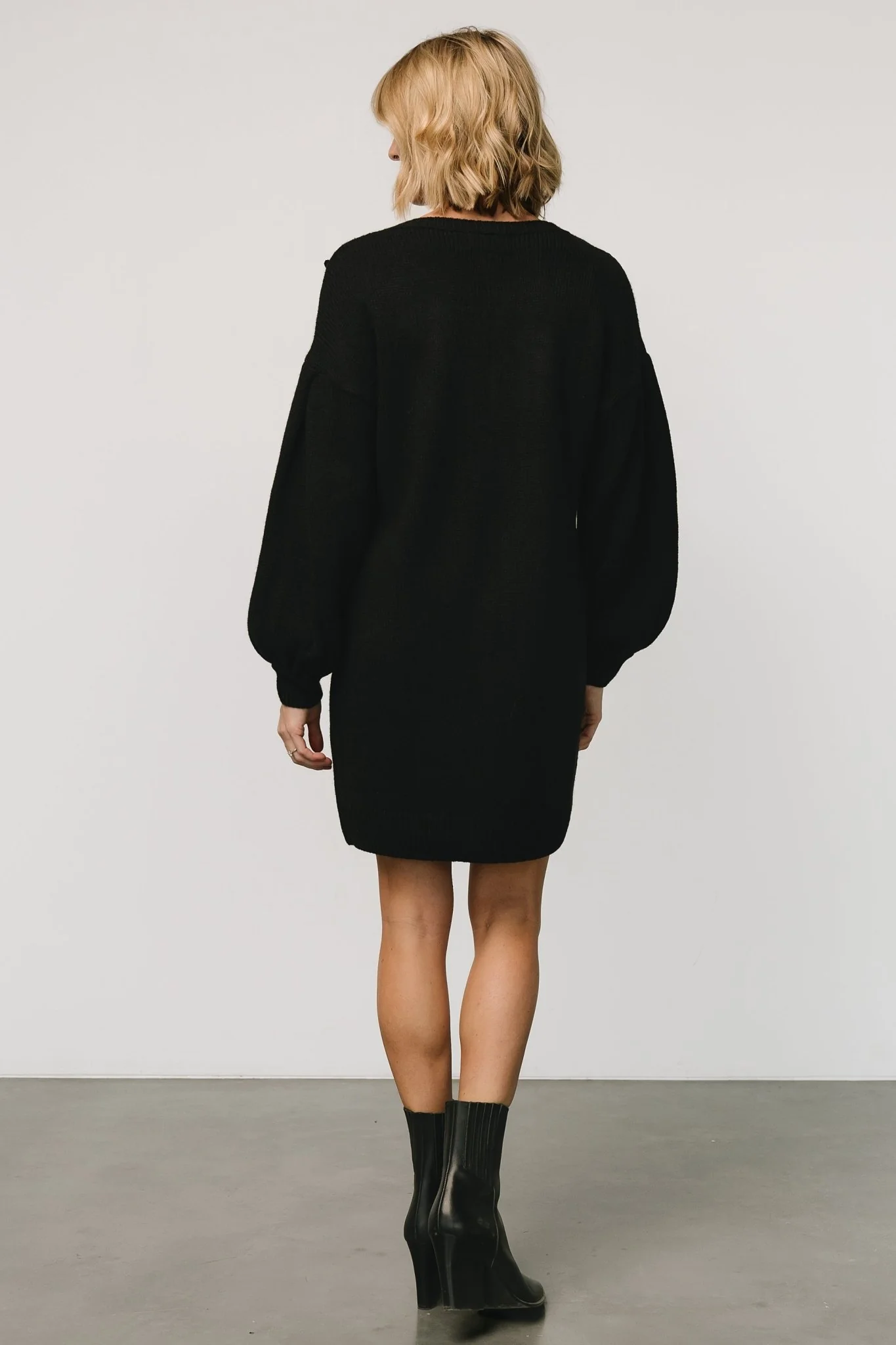 Margaux Sweater Dress | Black