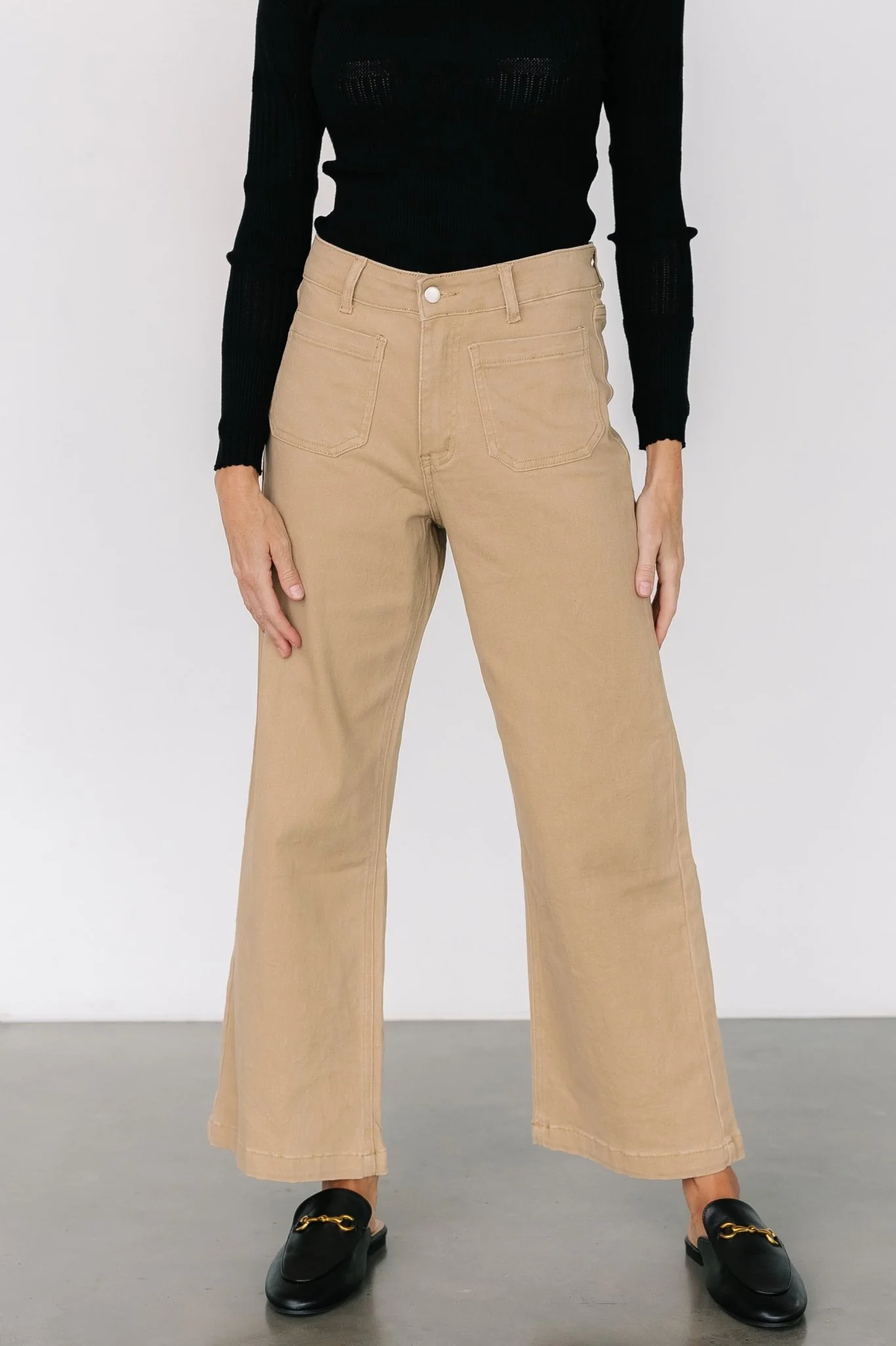 Polli Patch Pocket Pants | Tan