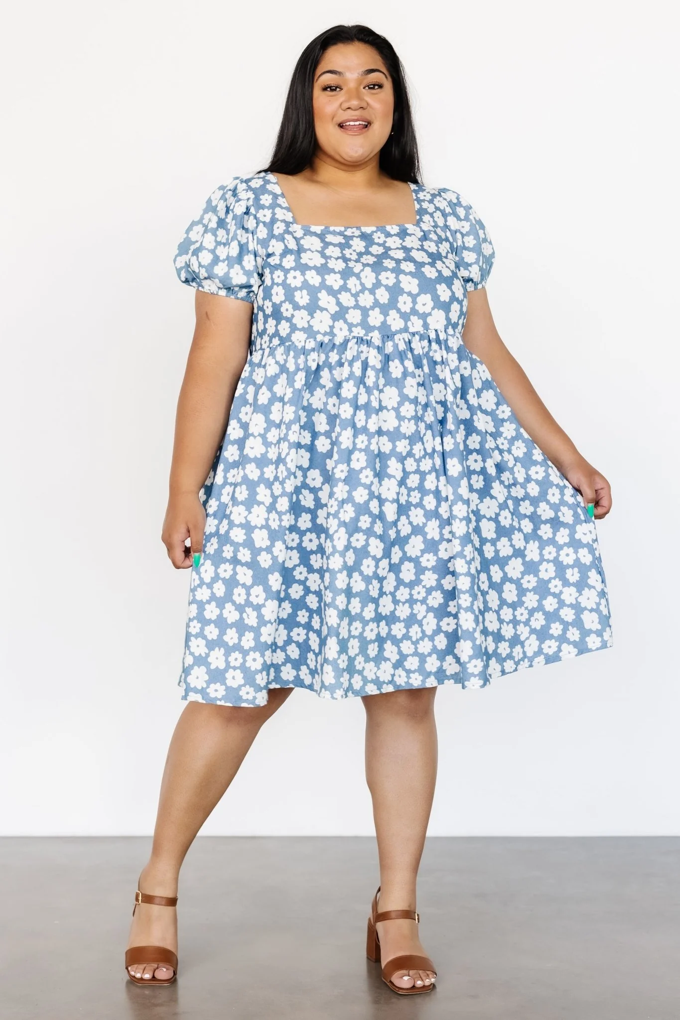 McKell Mini Dress | Chambray Floral