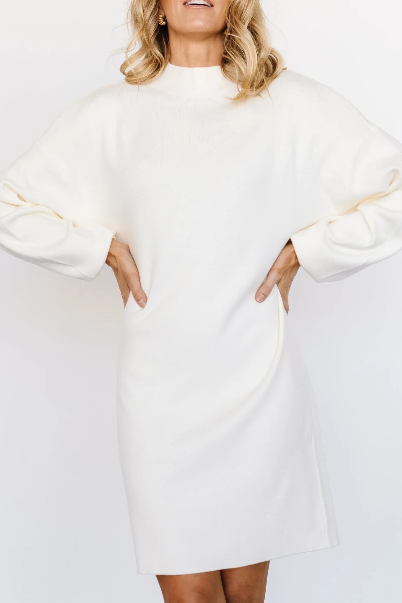 Jennings Sweater Dress | Ivory
