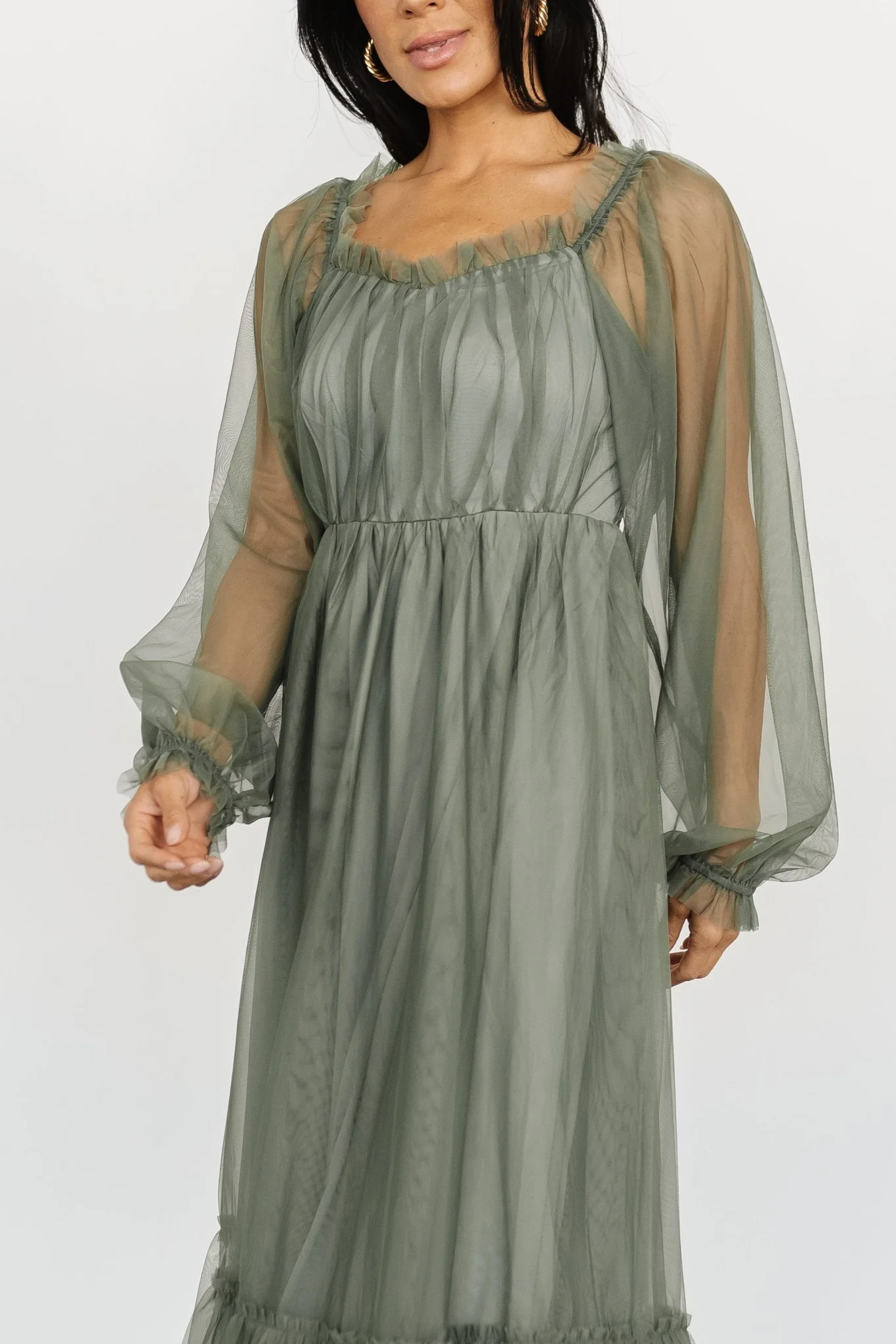 Cleobelle Maxi Dress | Dusty Olive