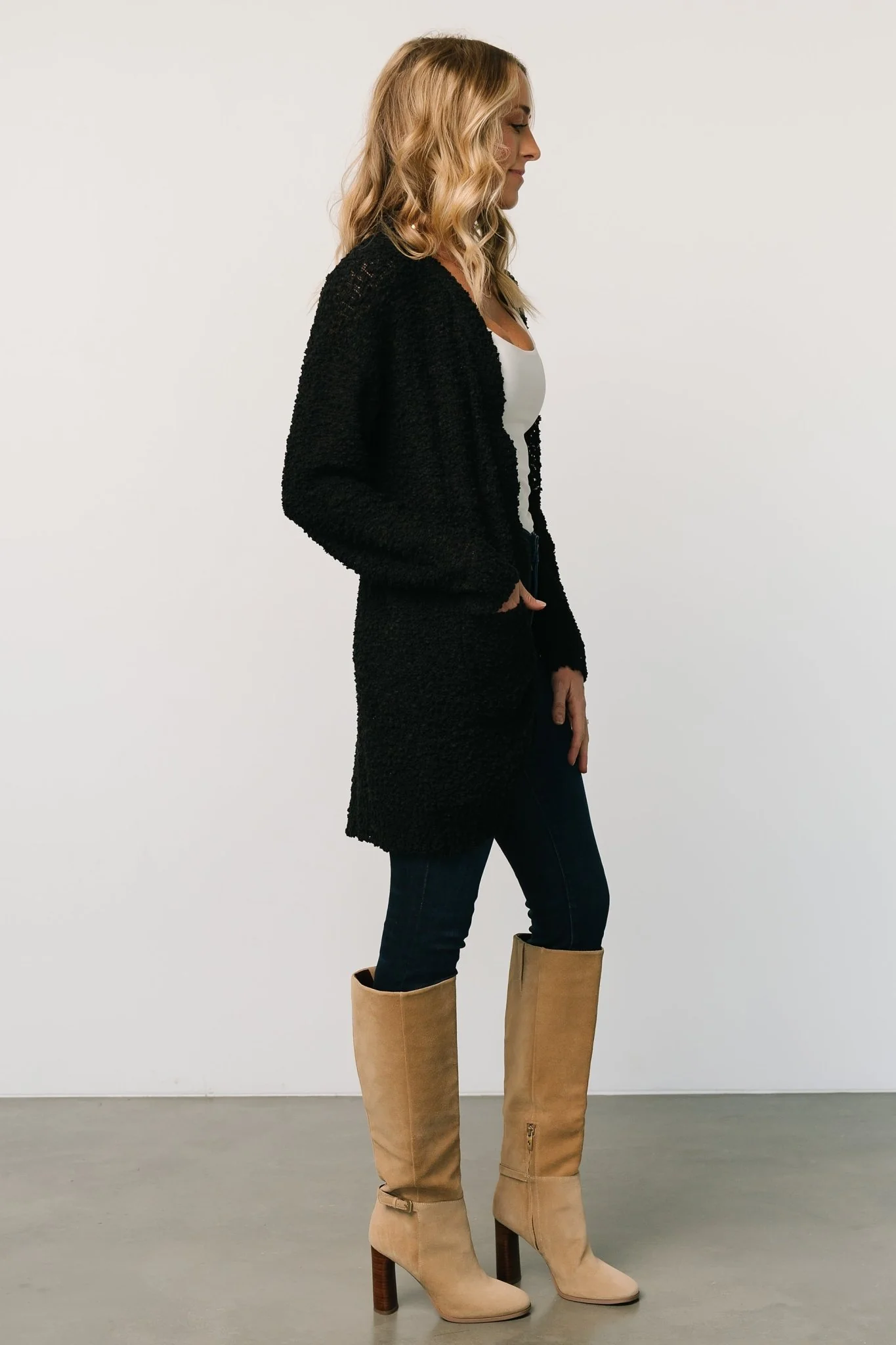 Oxford Pocket Cardigan | Black