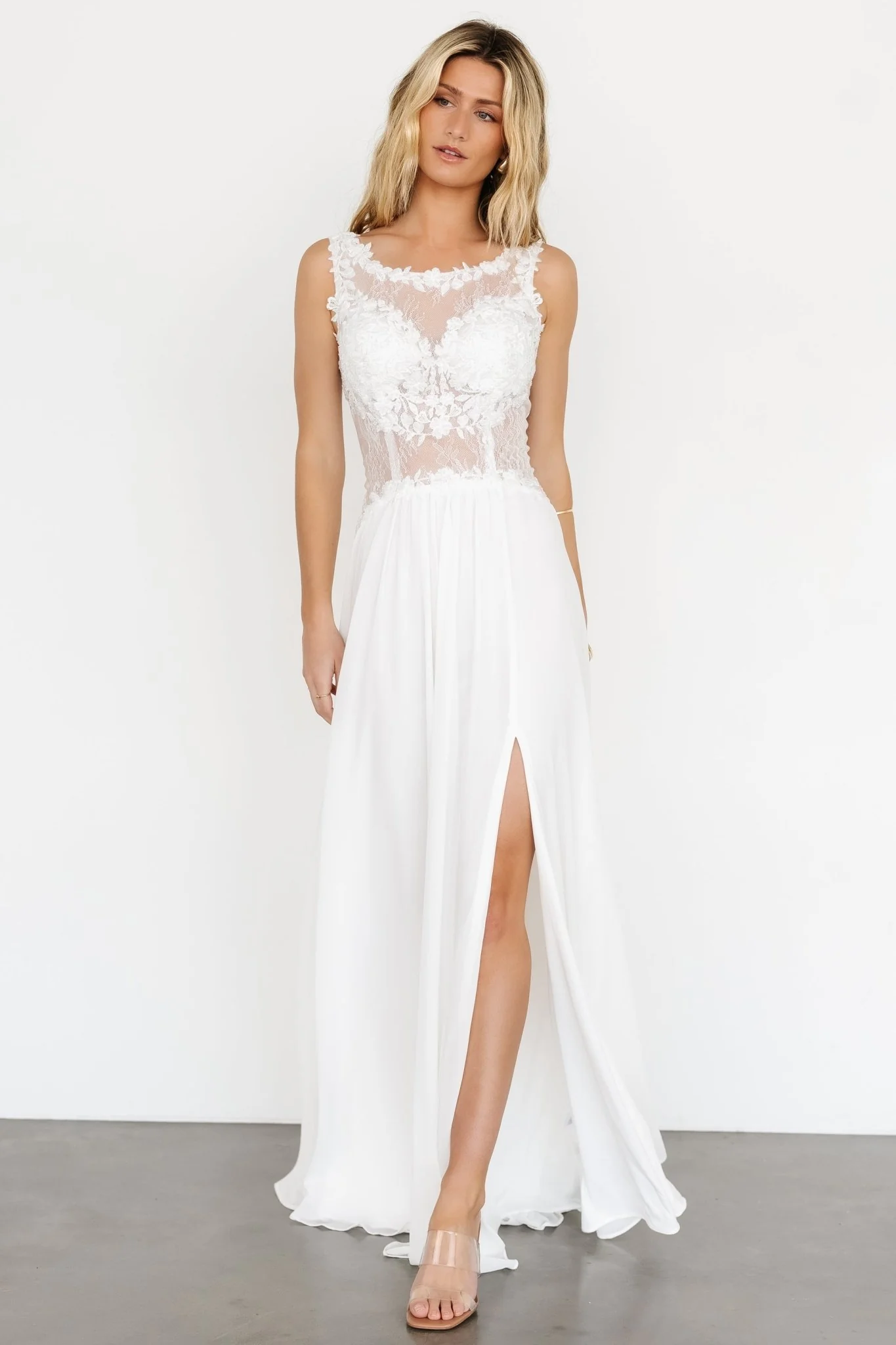 Konstantina Gown | White