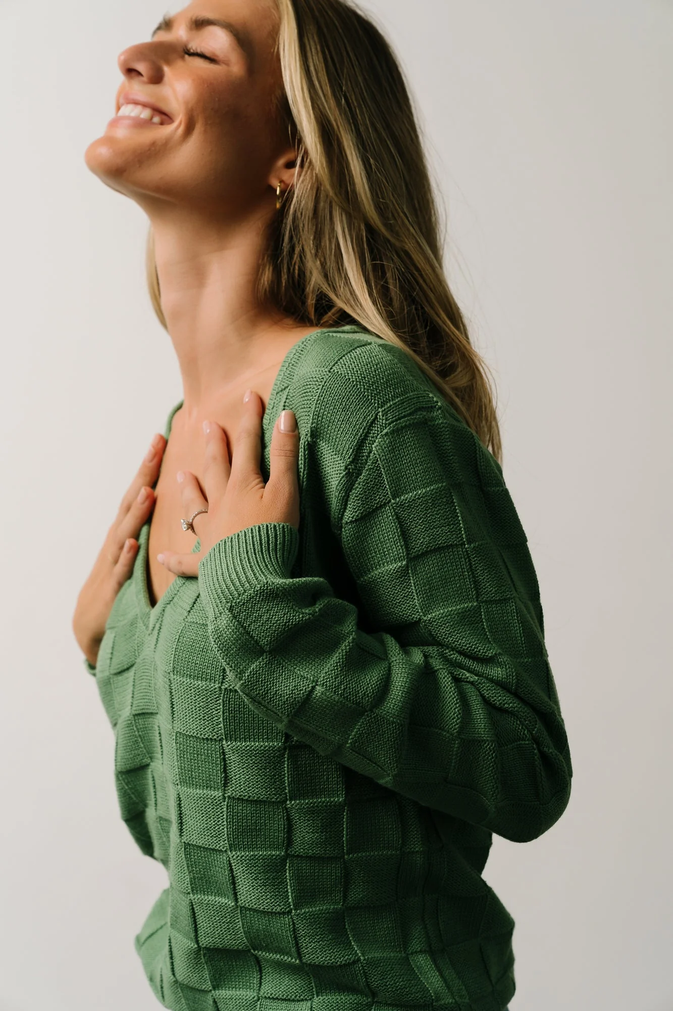 Troy Knit Sweater | Green