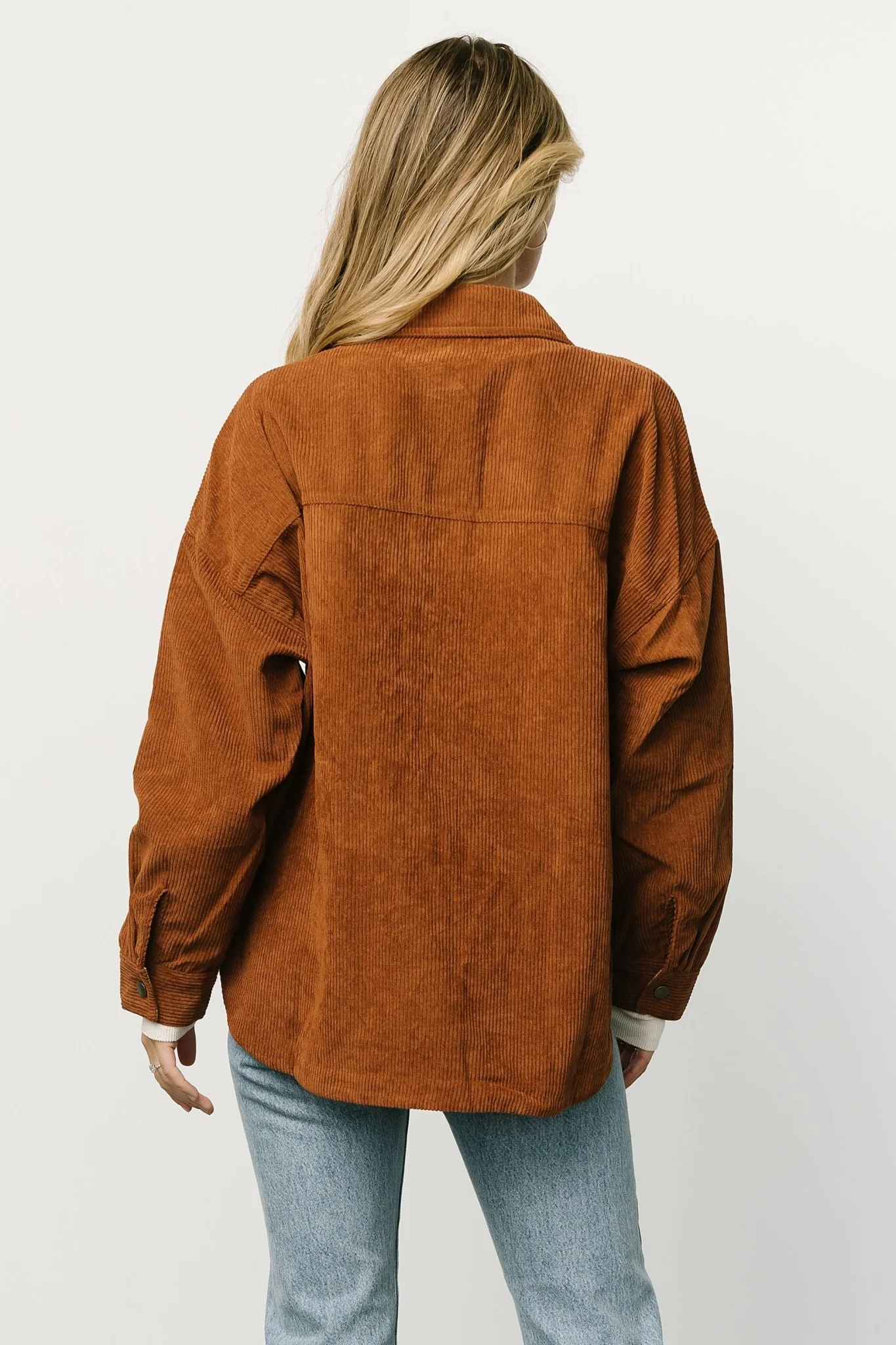Davis Corduroy Shacket | Spice