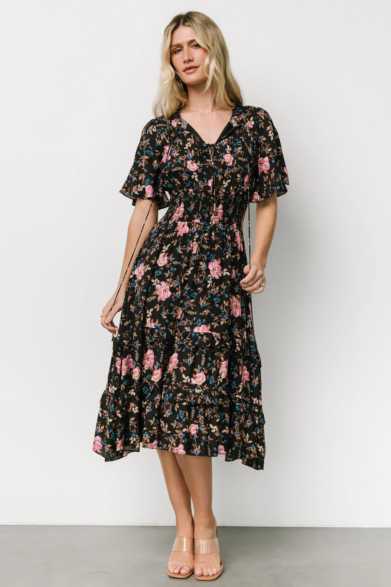 Spell Boho Midi Dress | Midnight Garden