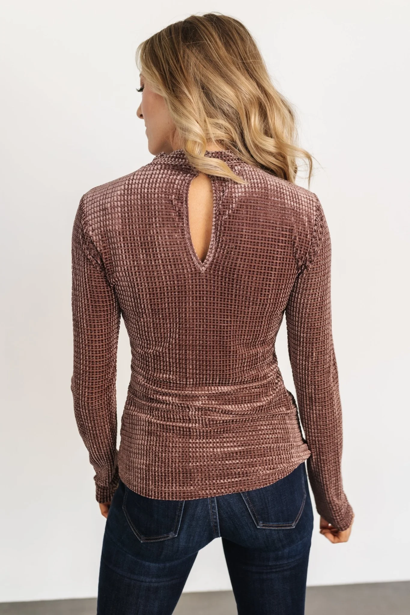 Joss Velvet Top | Dusty Clove