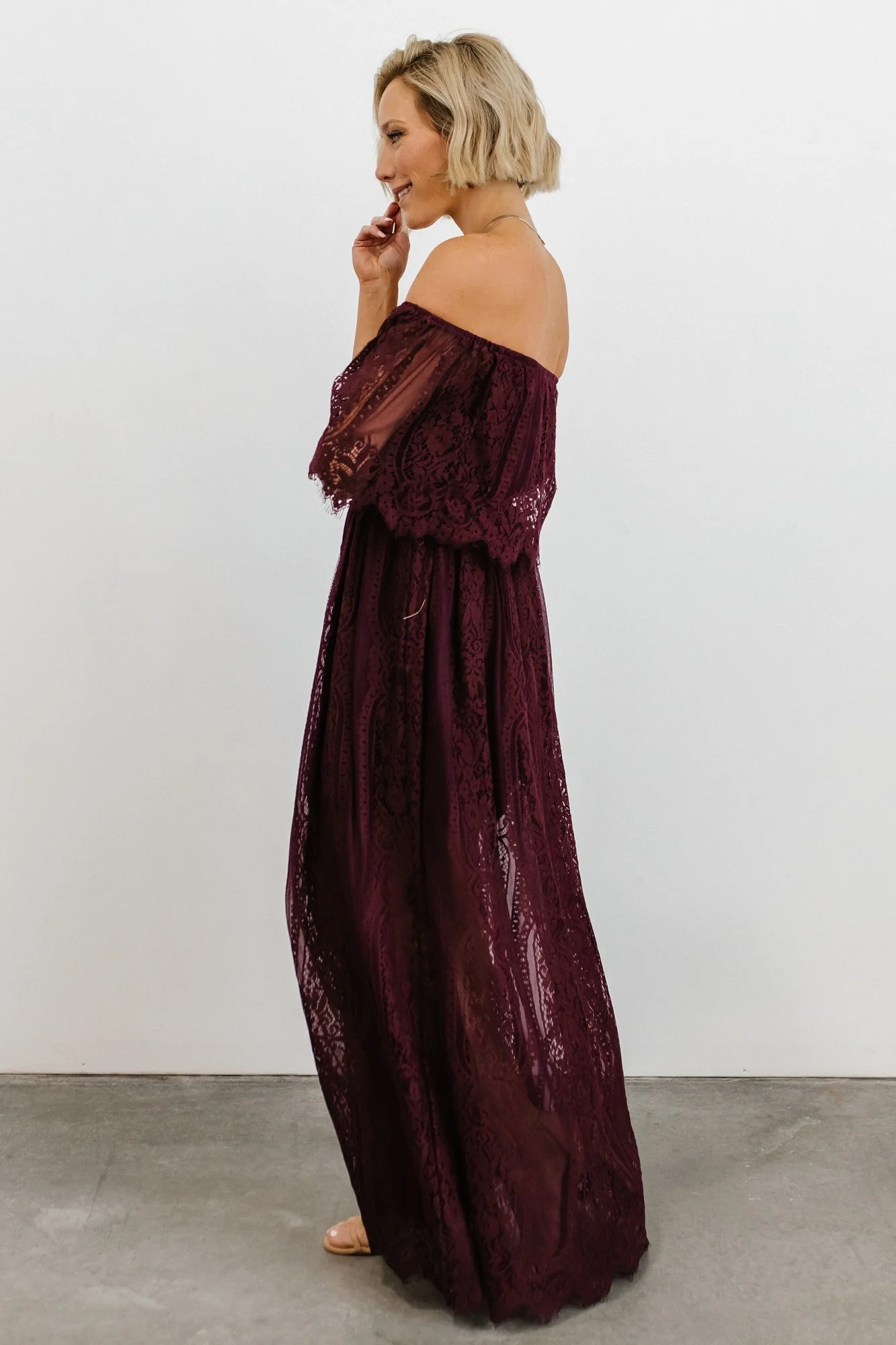 Caroline Lace Maxi Dress | Mulberry