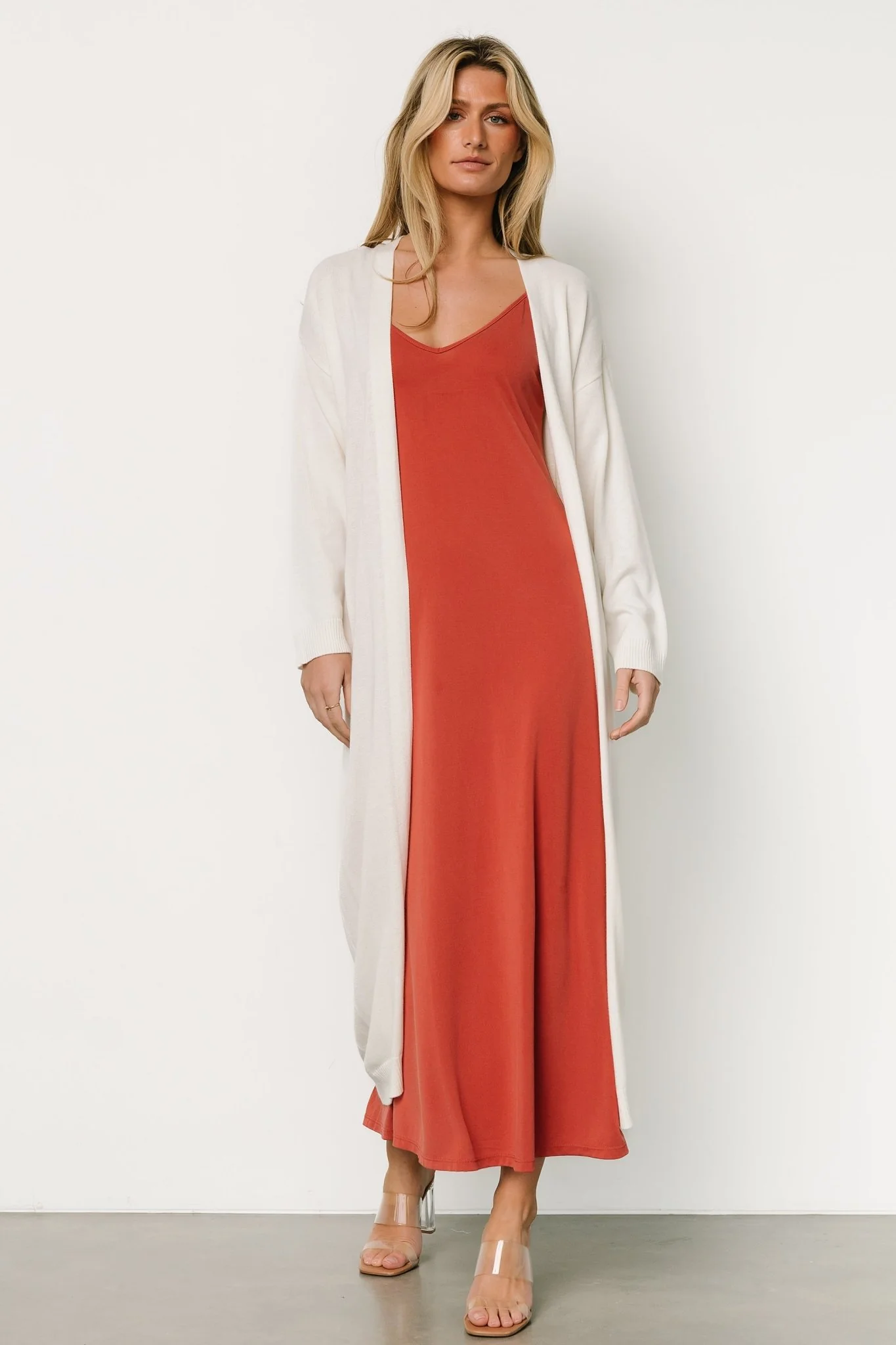 Blanche Long Cardigan | Ivory