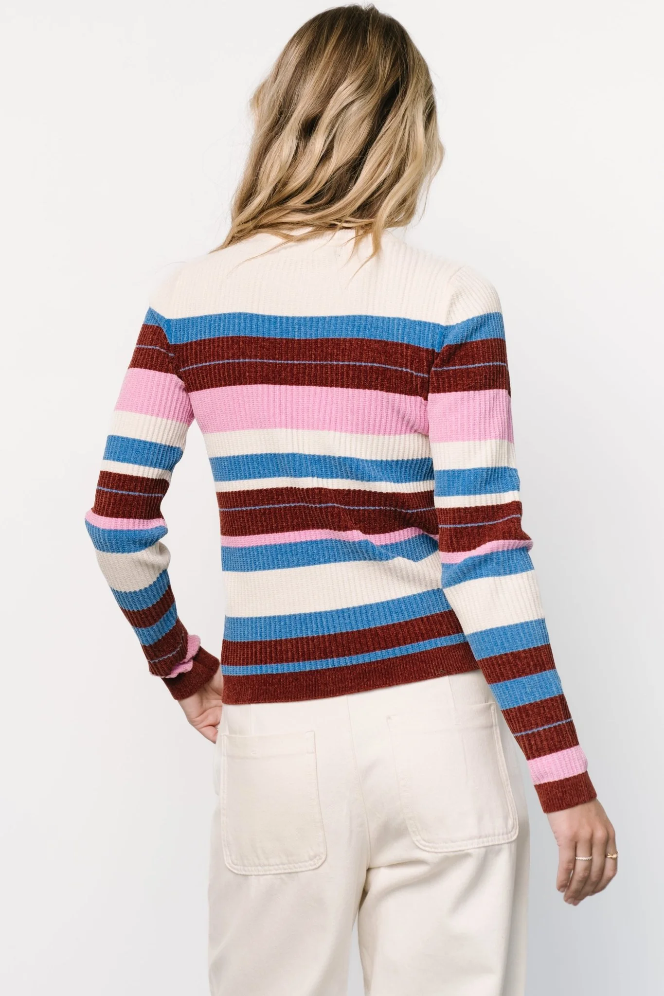 Milwaukee Striped Sweater | Orchid Multi