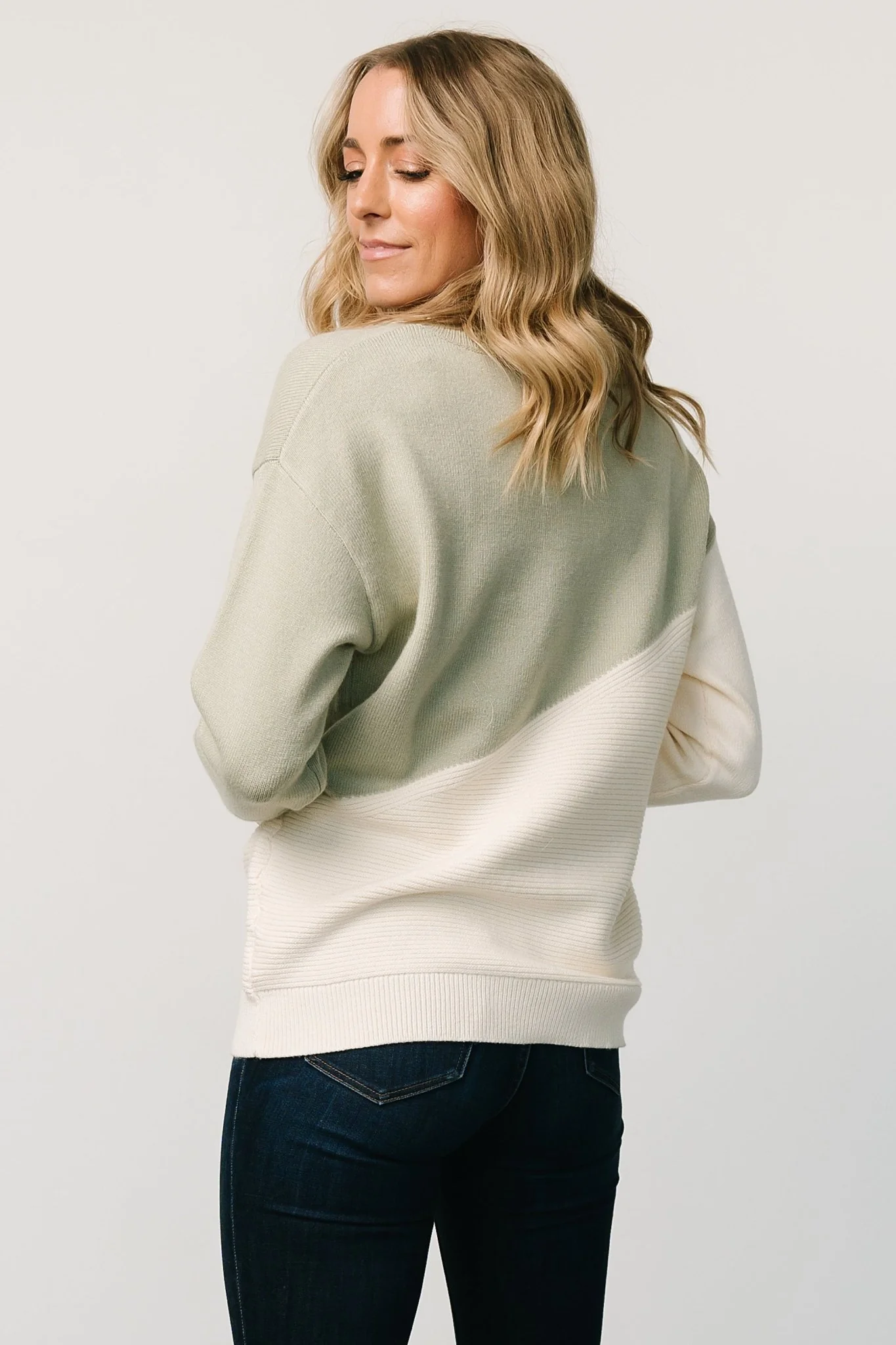 Emmy Sweater | Sage + Cream