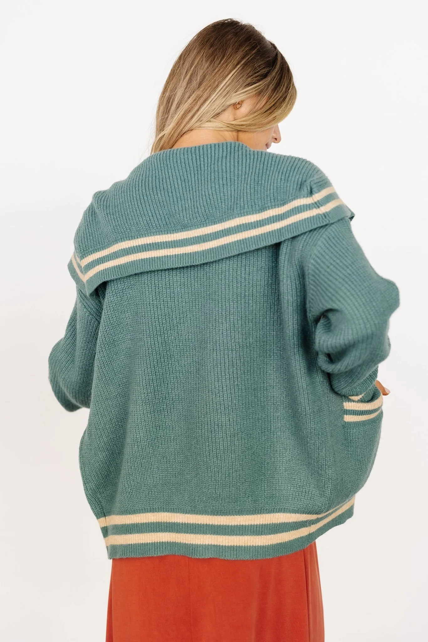 Corbett Knit Cardigan | Jade