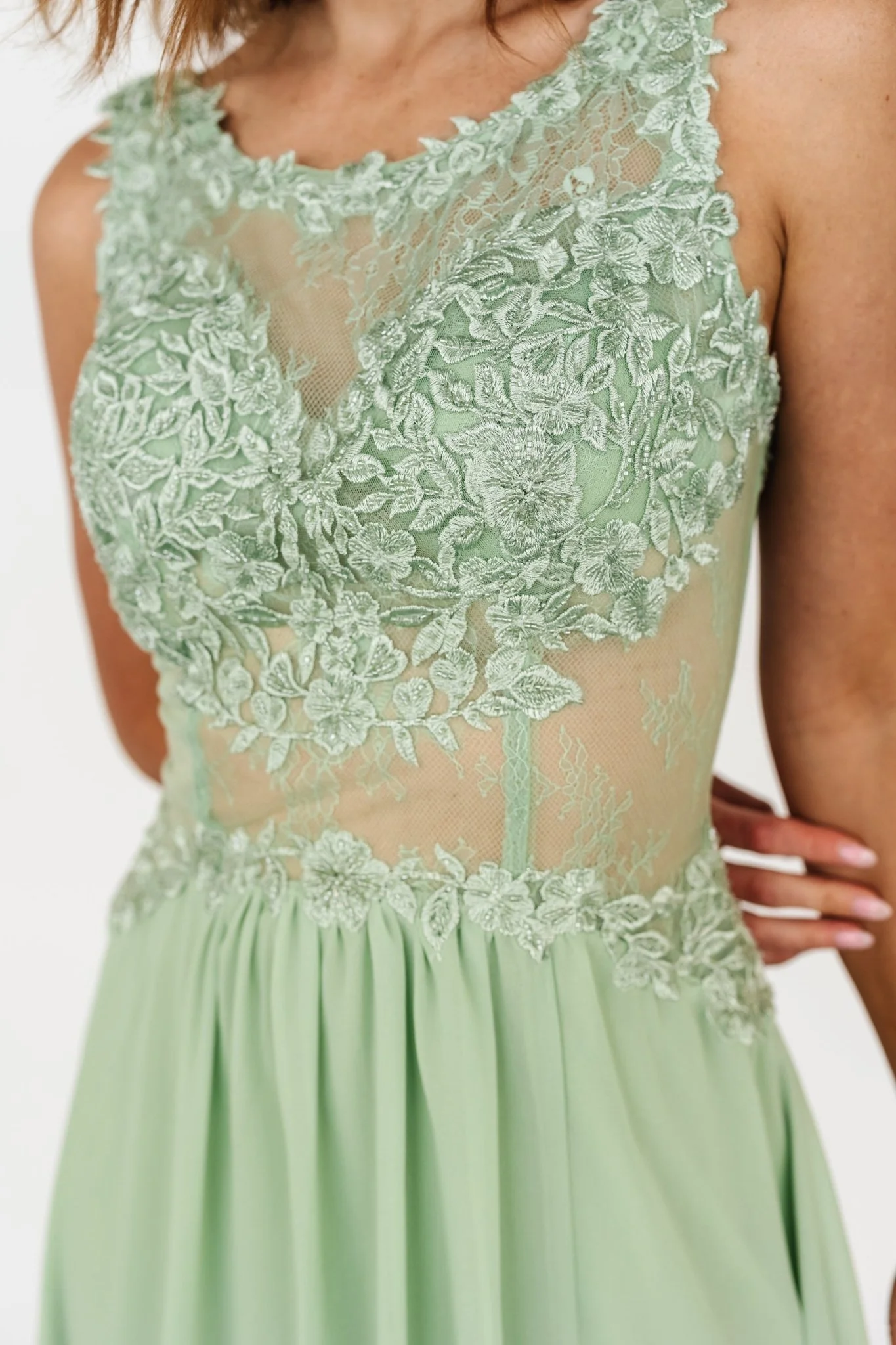 Konstantina Gown | Sage