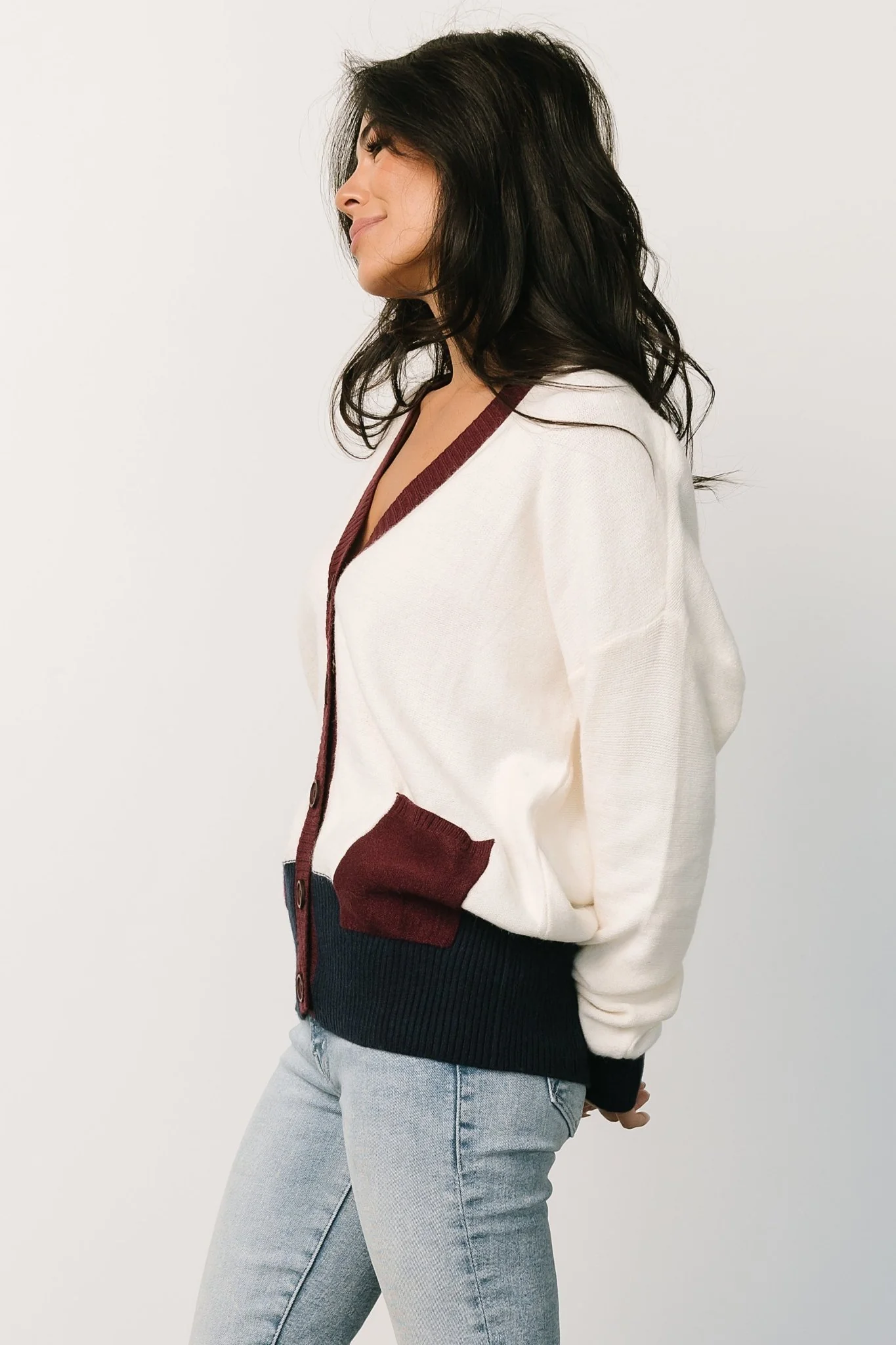 Jax Cardigan | Cream Multi