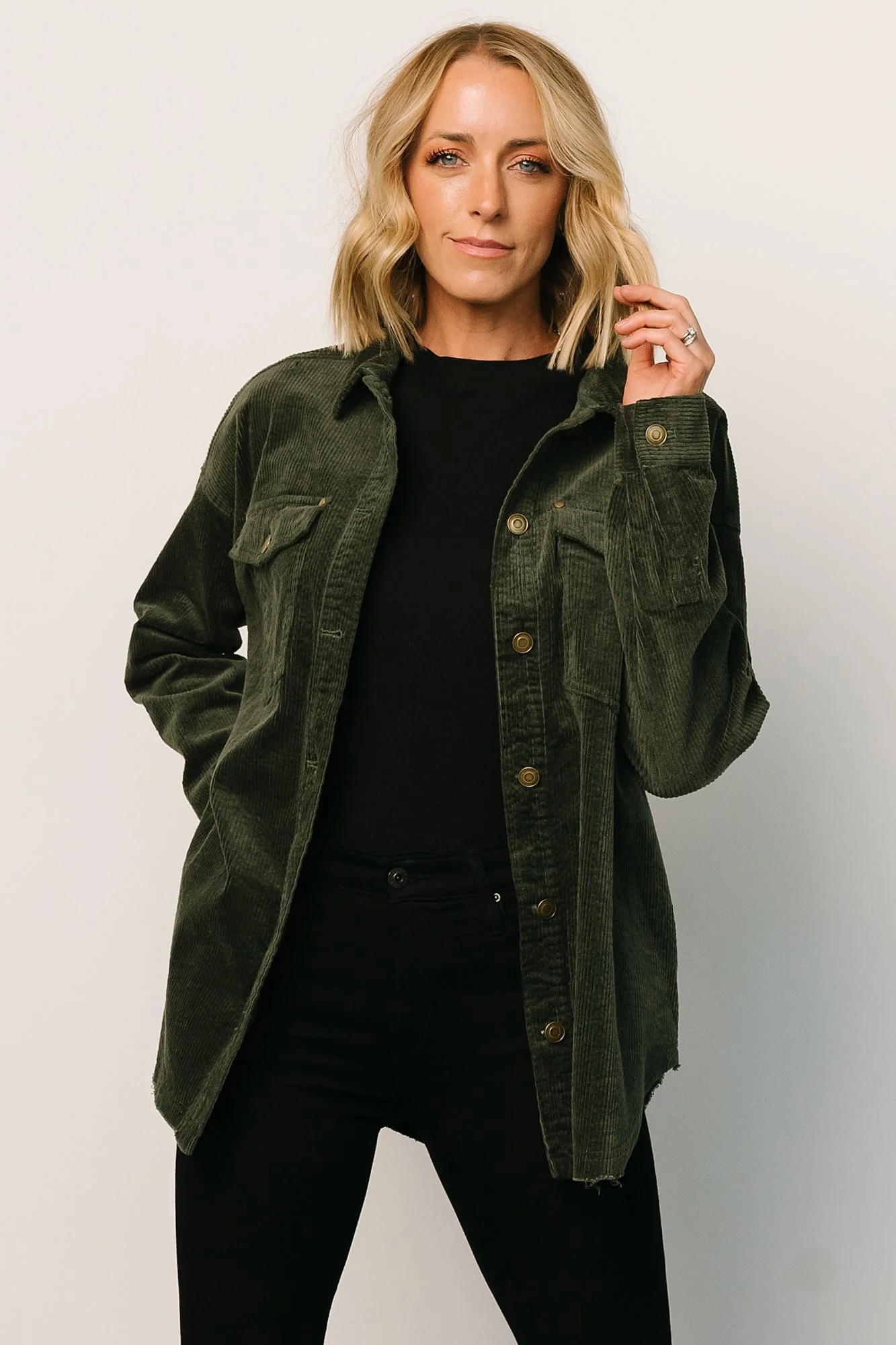 Greeley Corduroy Jacket | Deep Green