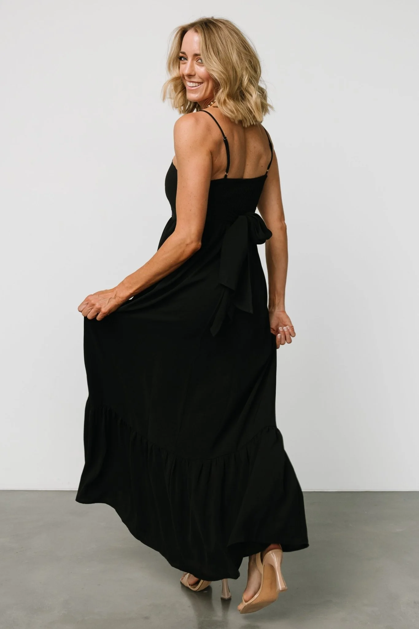 Regan Tank Maxi Dress | Black