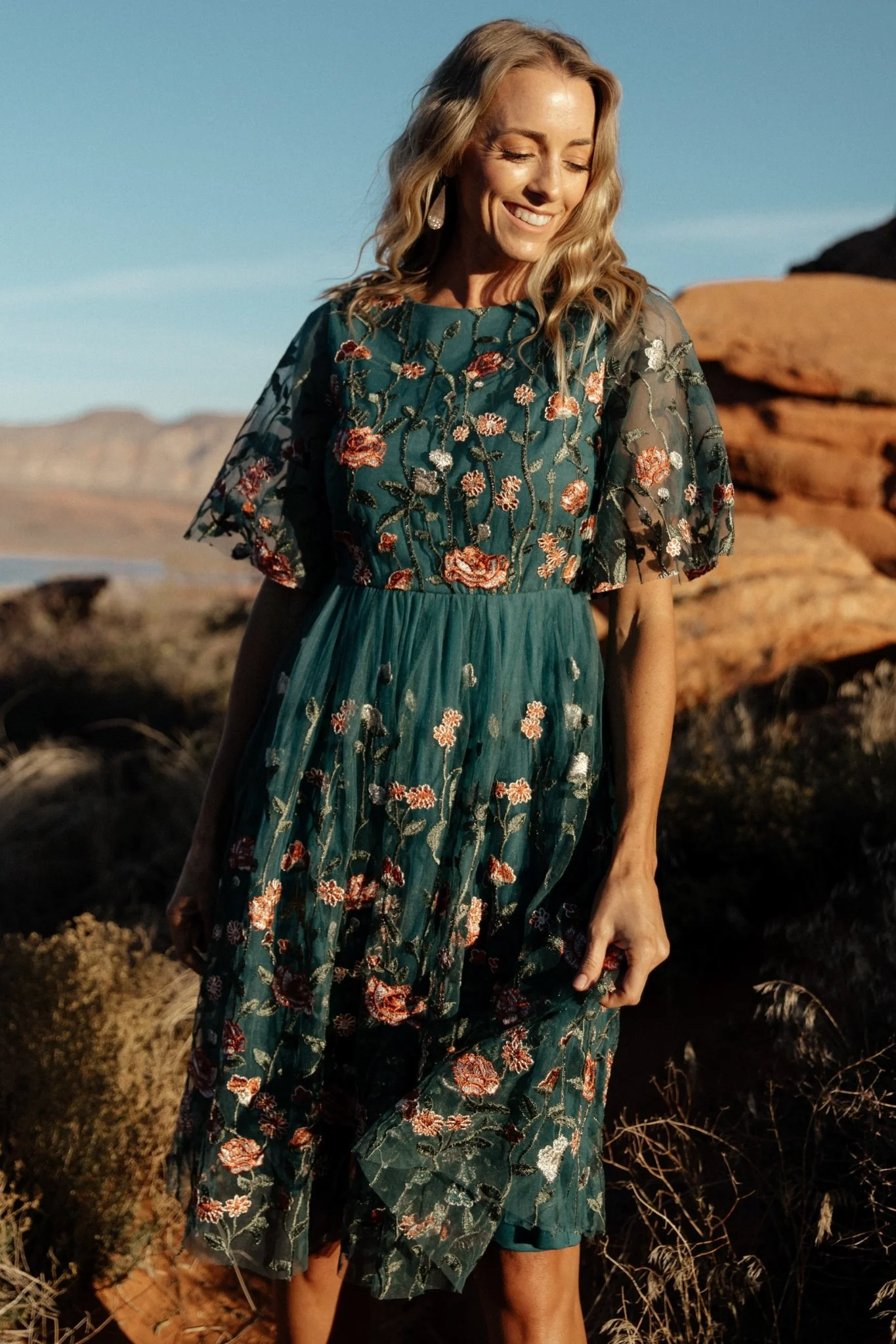 Duchess Tulle Dress | Jade Garden