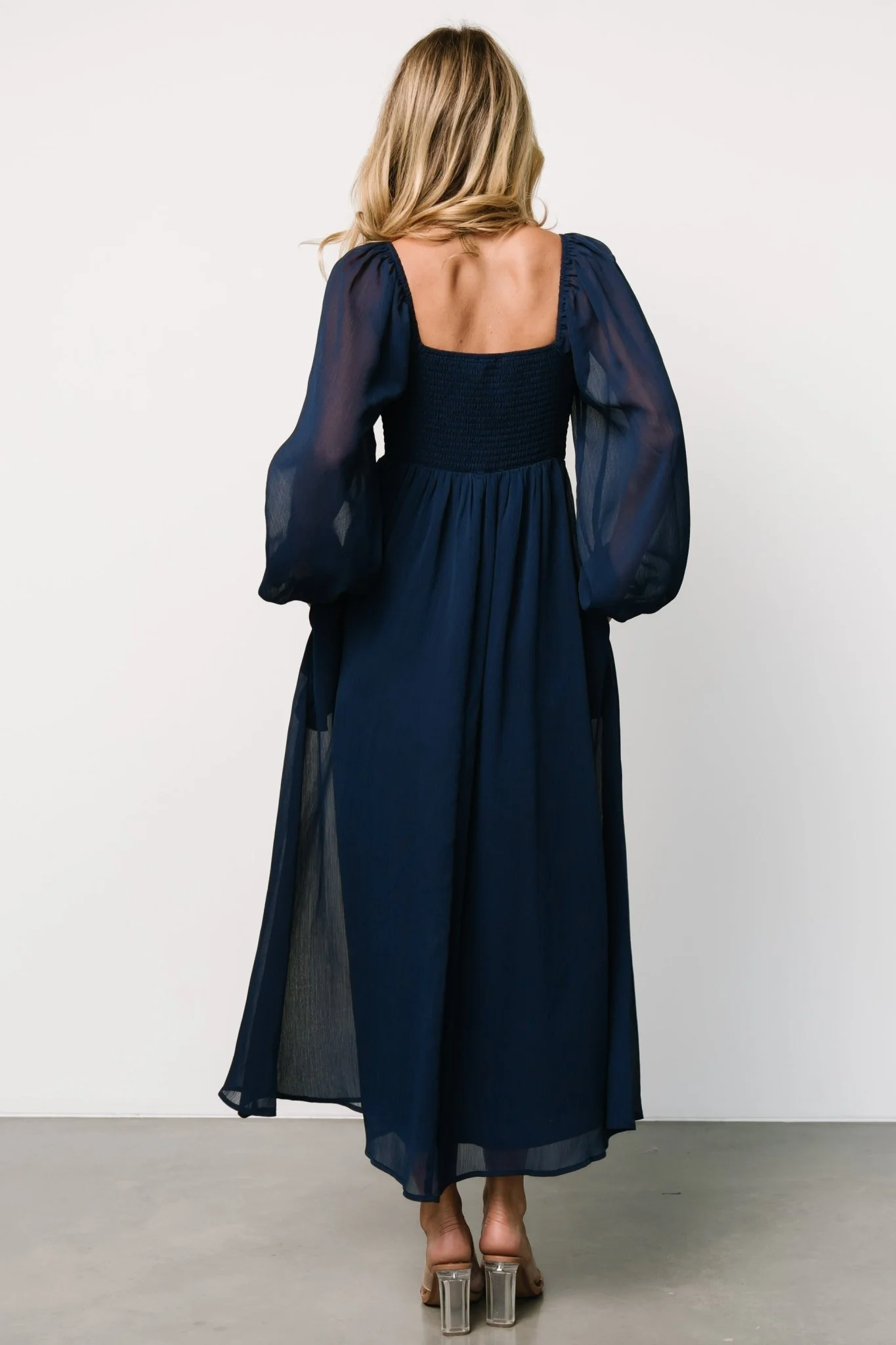Dione Midi Dress | Navy