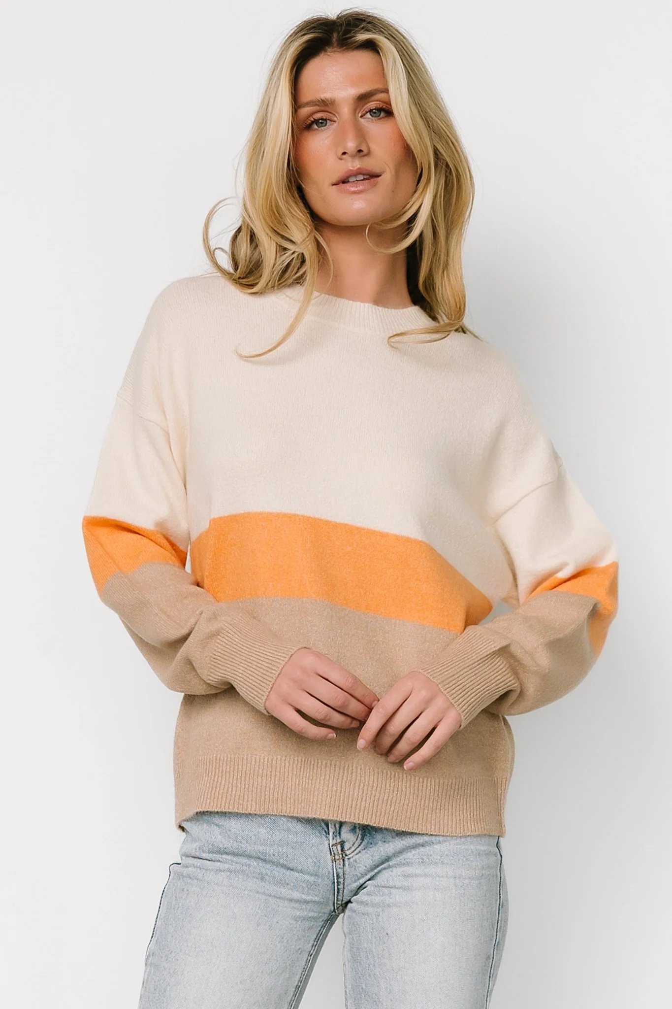 Rooney Sweater | Cream + Oatmeal