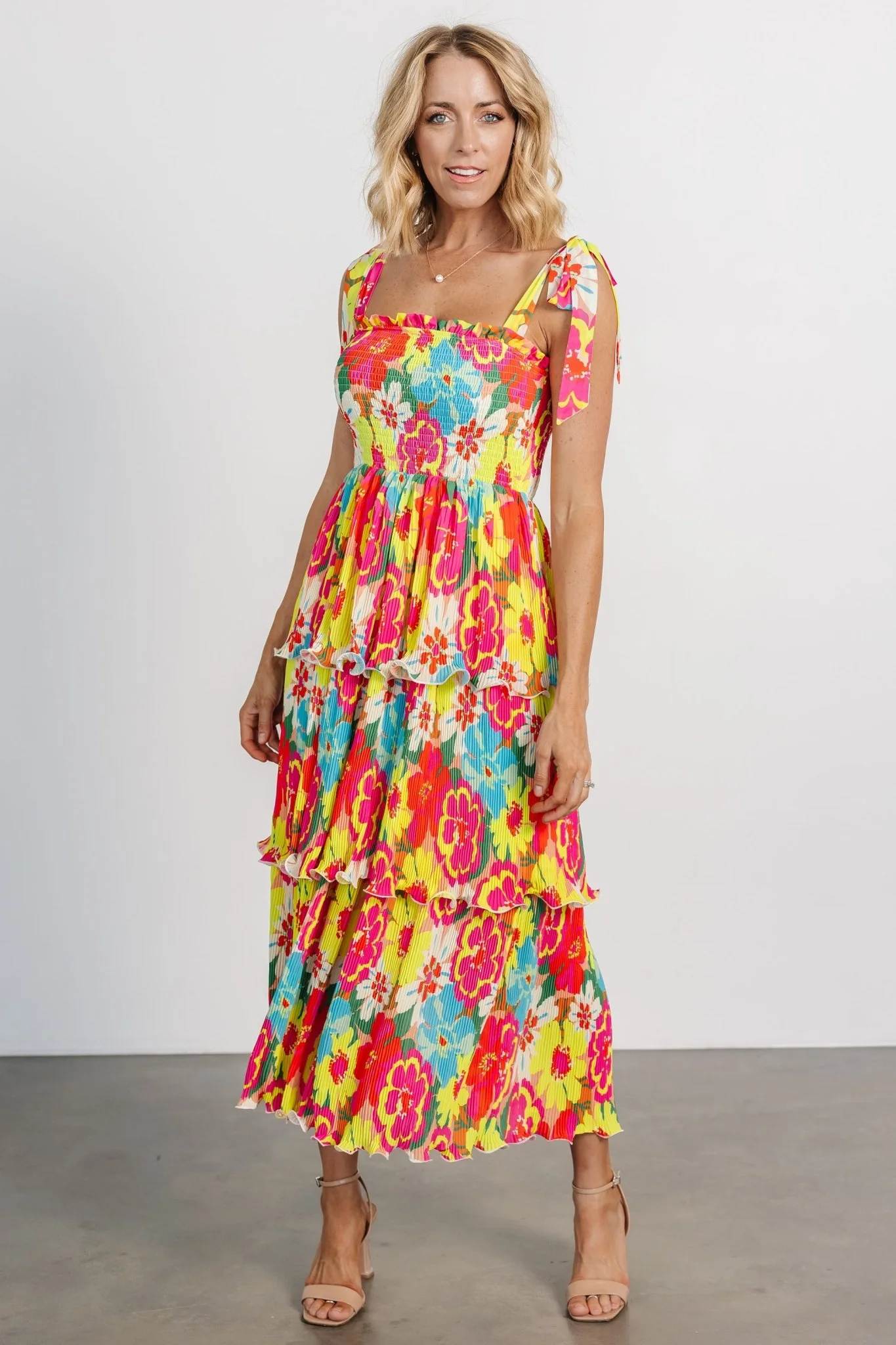 Aruba Tiered Dress | Multi