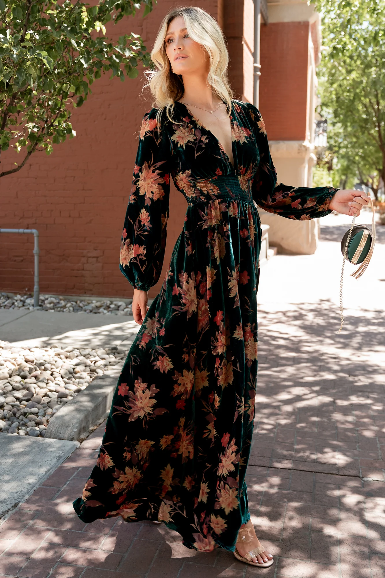 Elina Maxi Dress | Jade Multi Floral