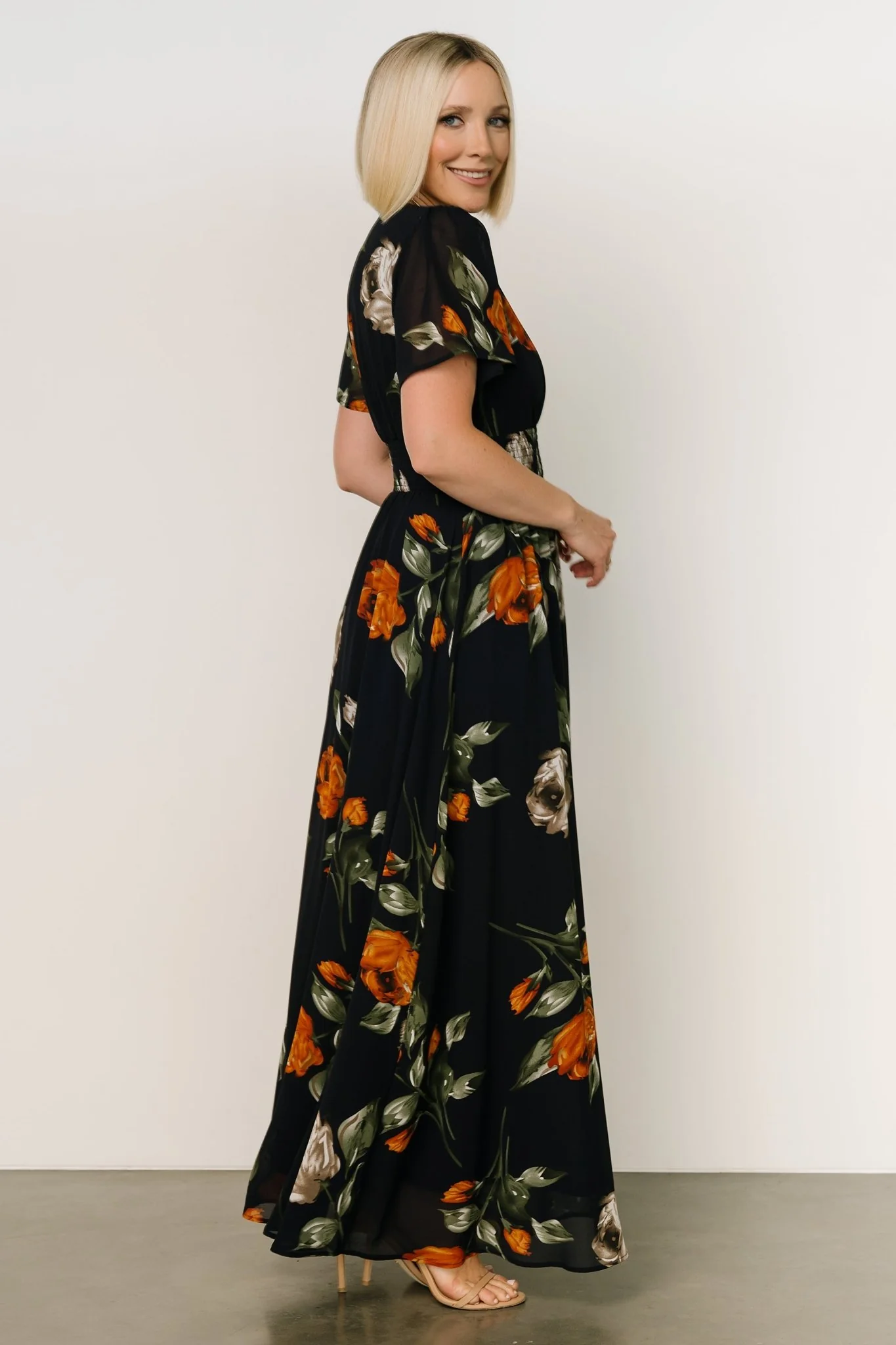 Birdie Maxi Dress | Midnight Navy Floral