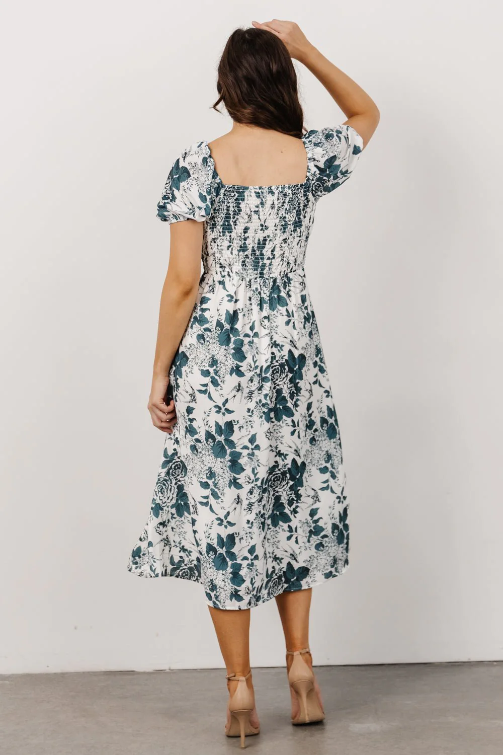 Cadence Midi Dress | Jade Floral