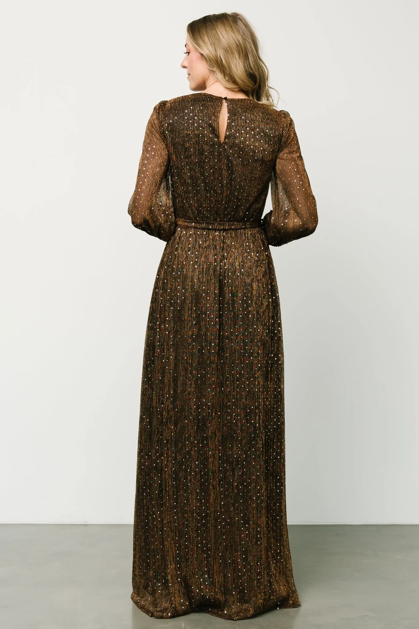 Abigail Sparkle Gown | Bronze