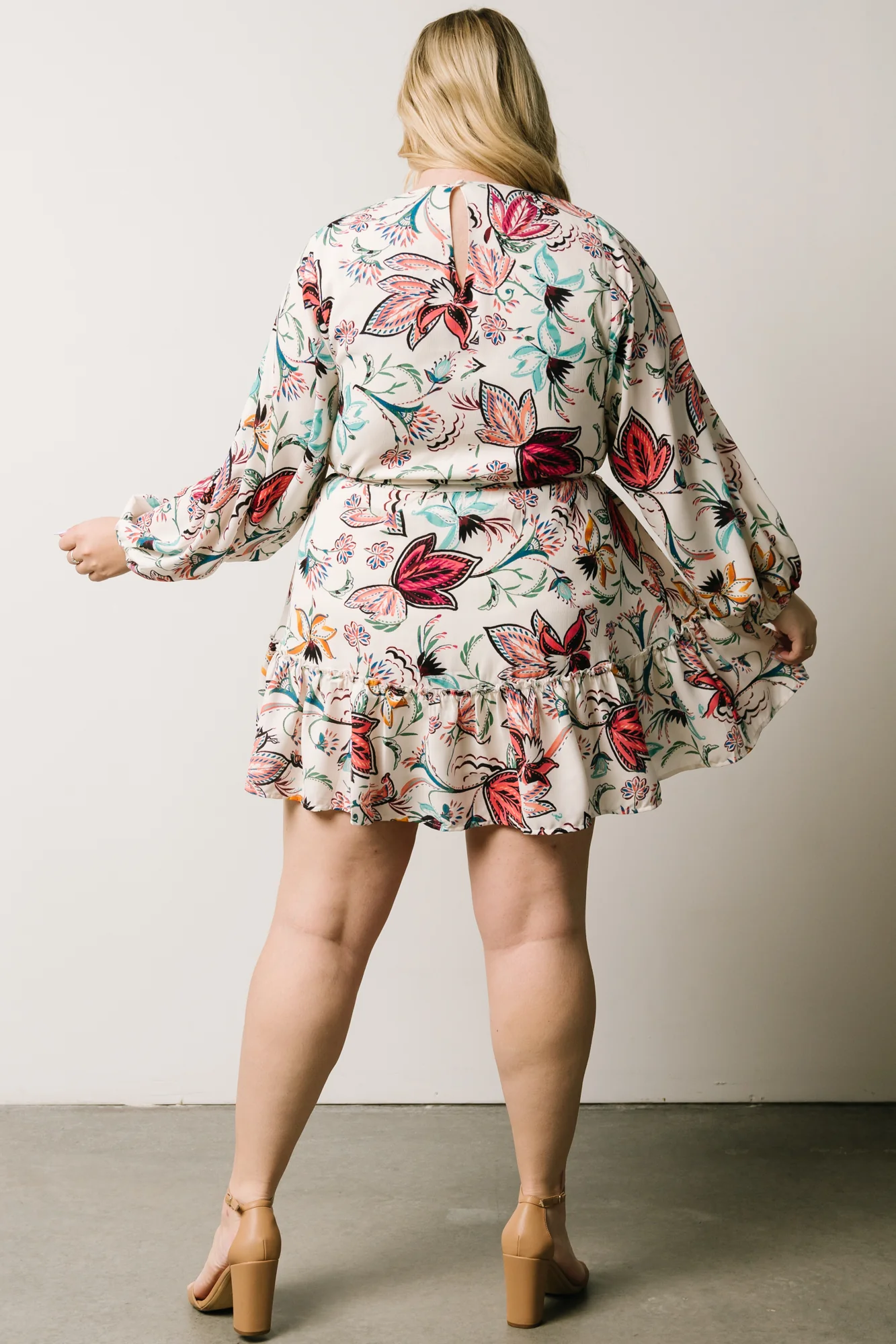 Tally Mini Dress | Off White Multi Print