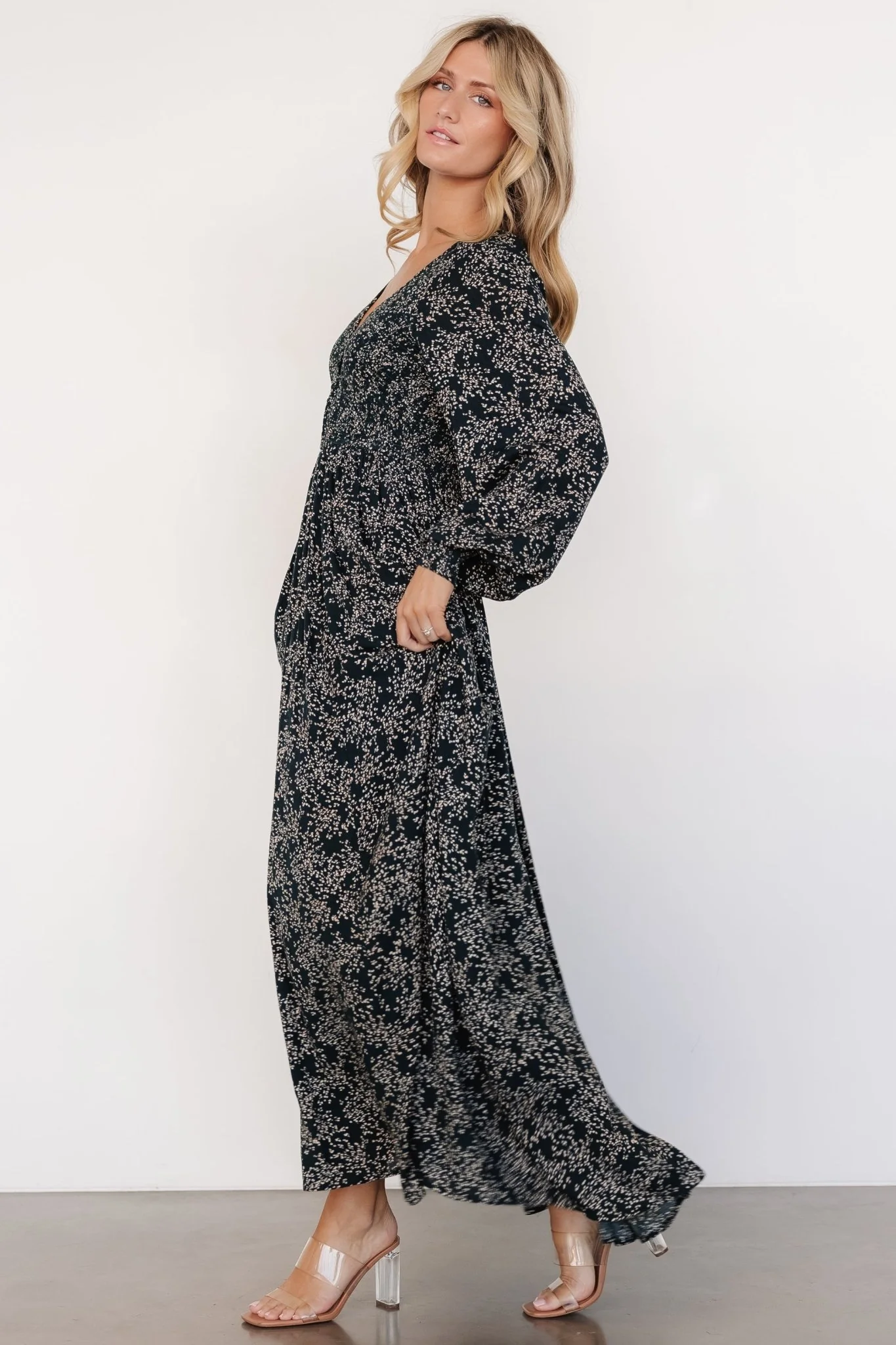 Anya Maxi Dress | Hunter Green Print