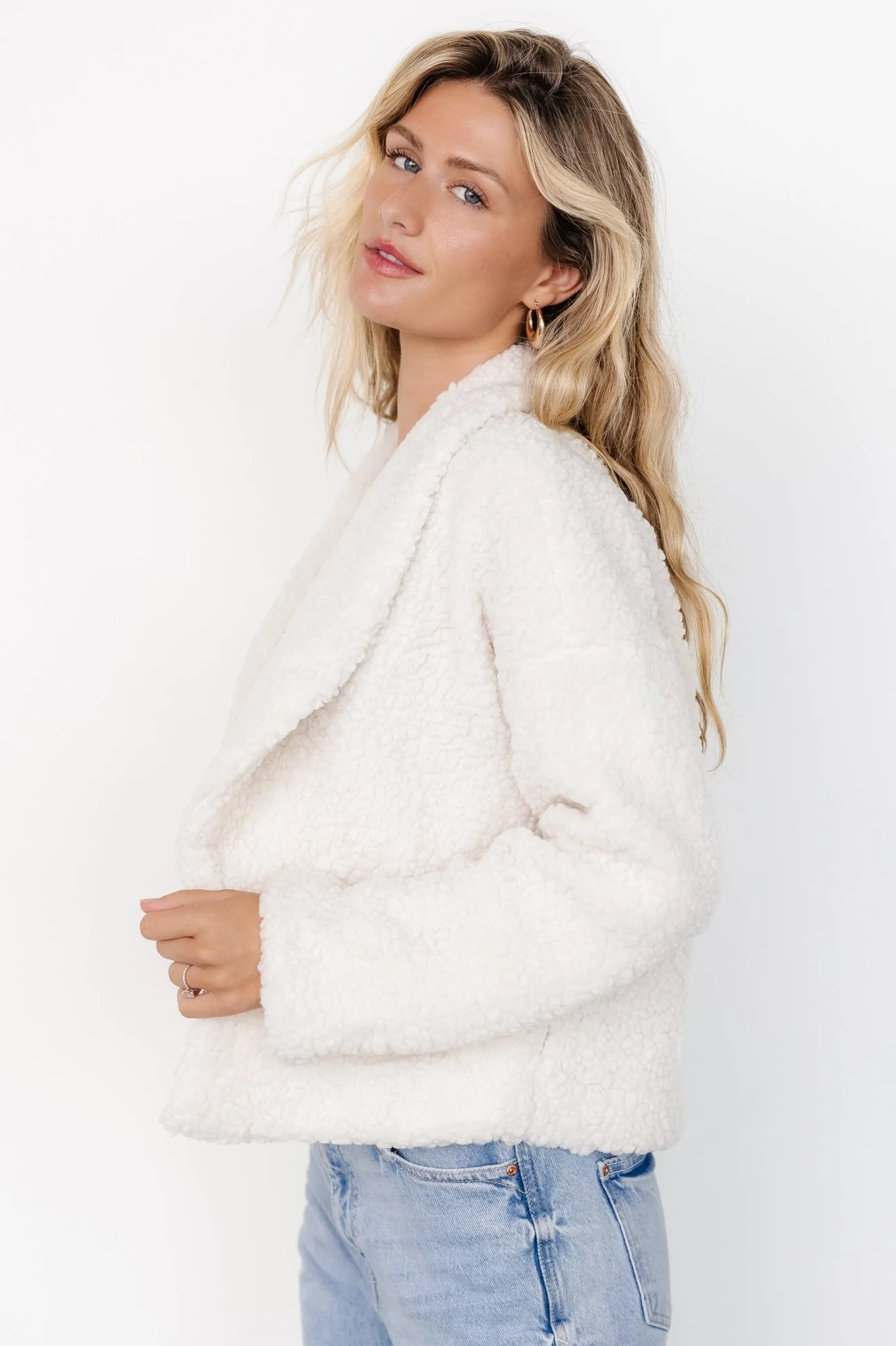 Crest Sherpa Jacket | Off White