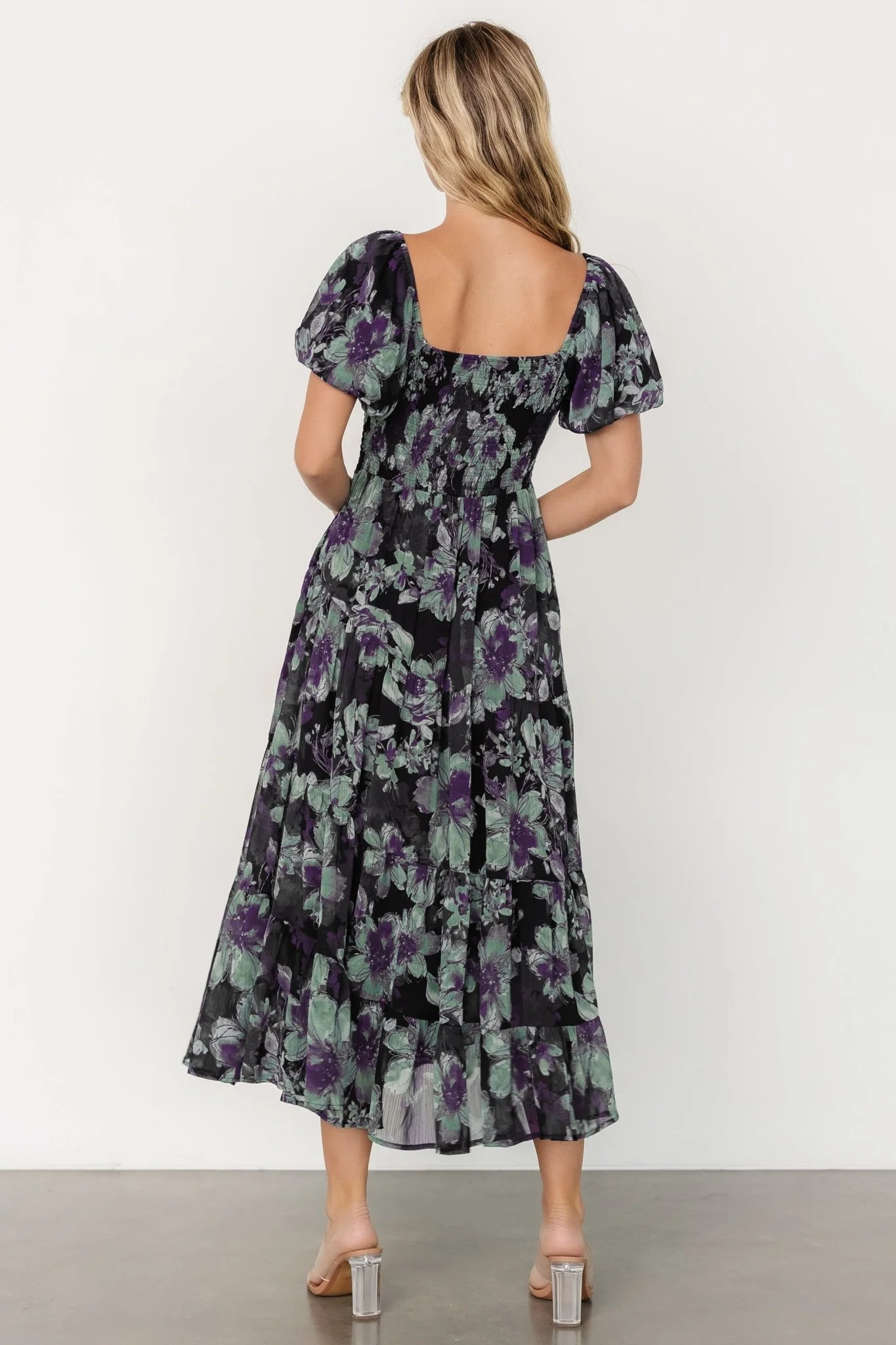 Suzy Maxi Dress | Dark Blue Multi