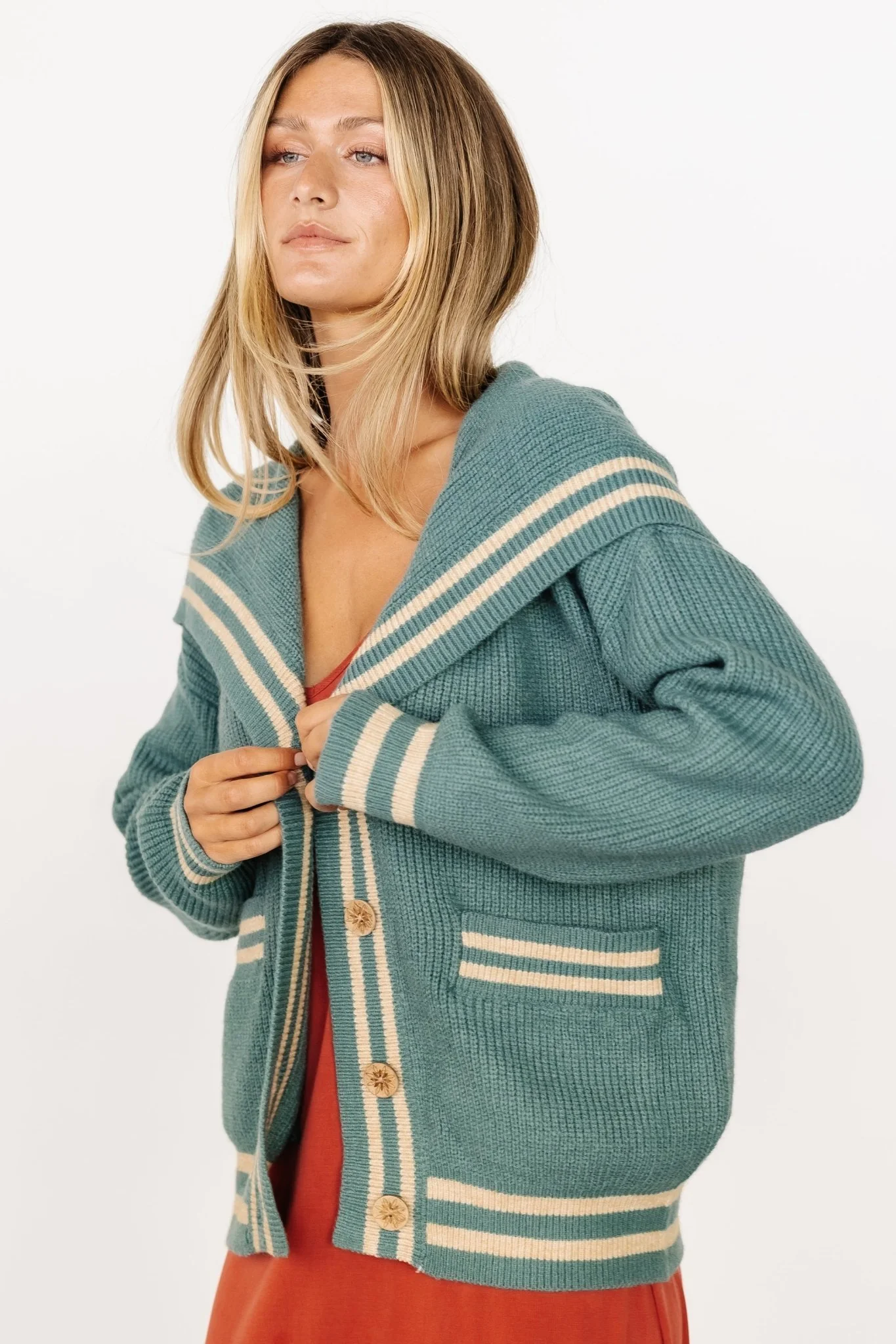 Corbett Knit Cardigan | Jade