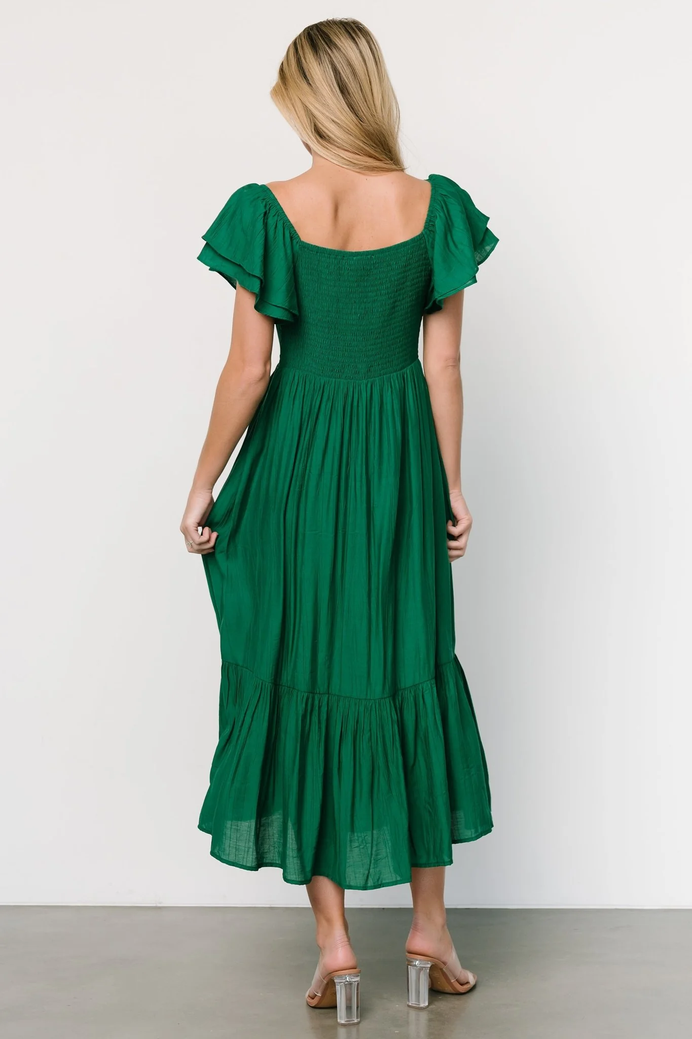 Buttercup Midi Dress | Evergreen