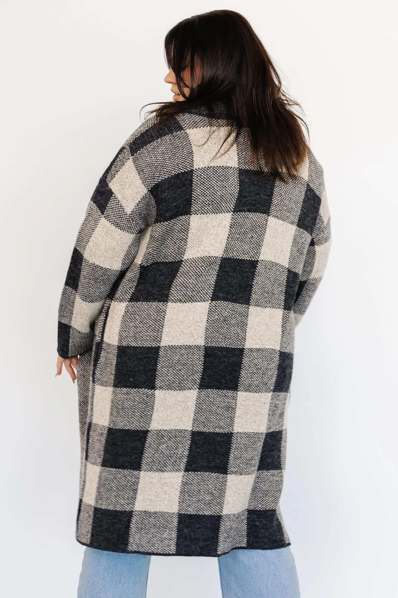 Toronto Cardigan | Black + Taupe