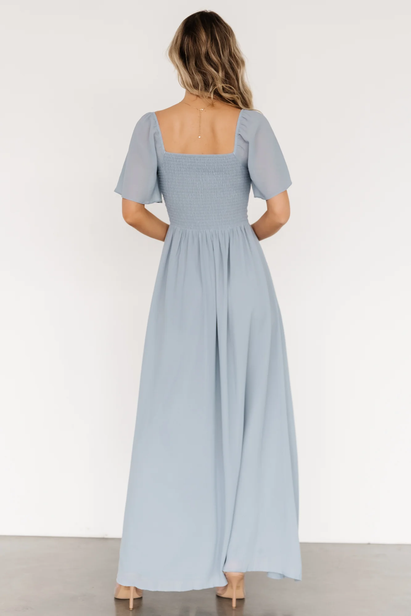 Sierra Sweetheart Maxi Dress | Light Blue