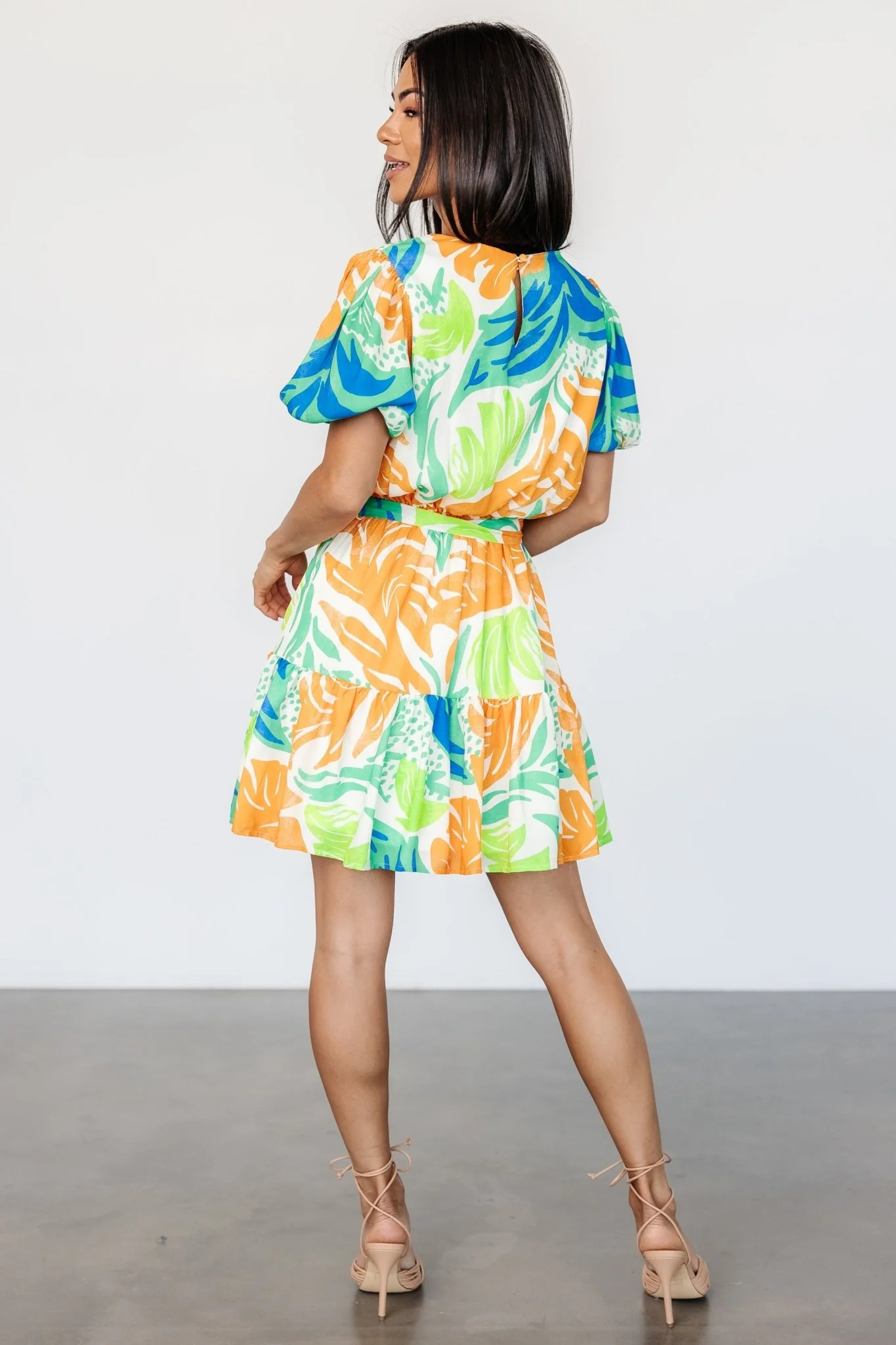 Cabo Short Dress | Multi Print