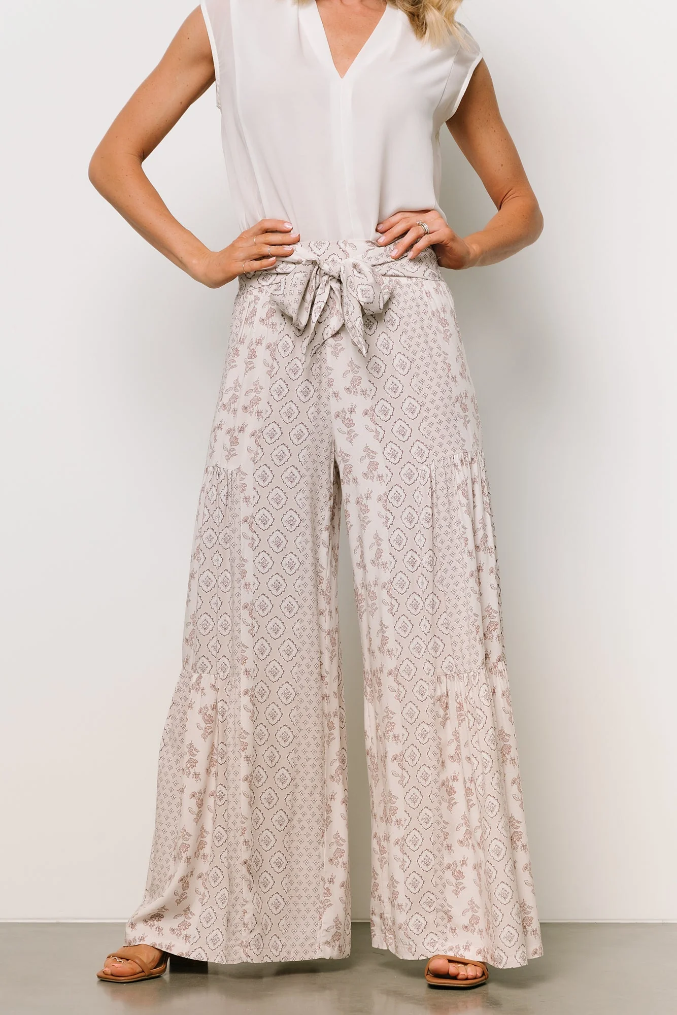 San Sebastian Pants | Tan Multi