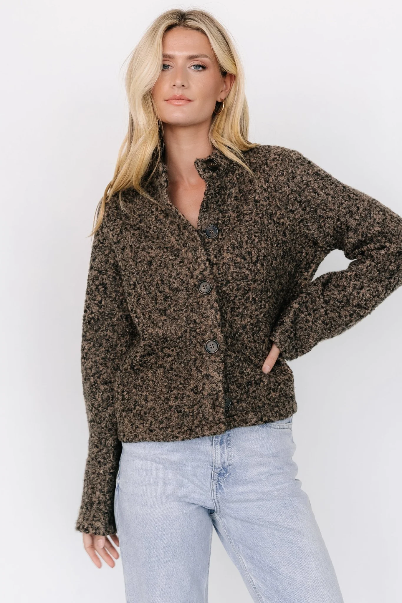 Tilly Jacket | Brown + Black