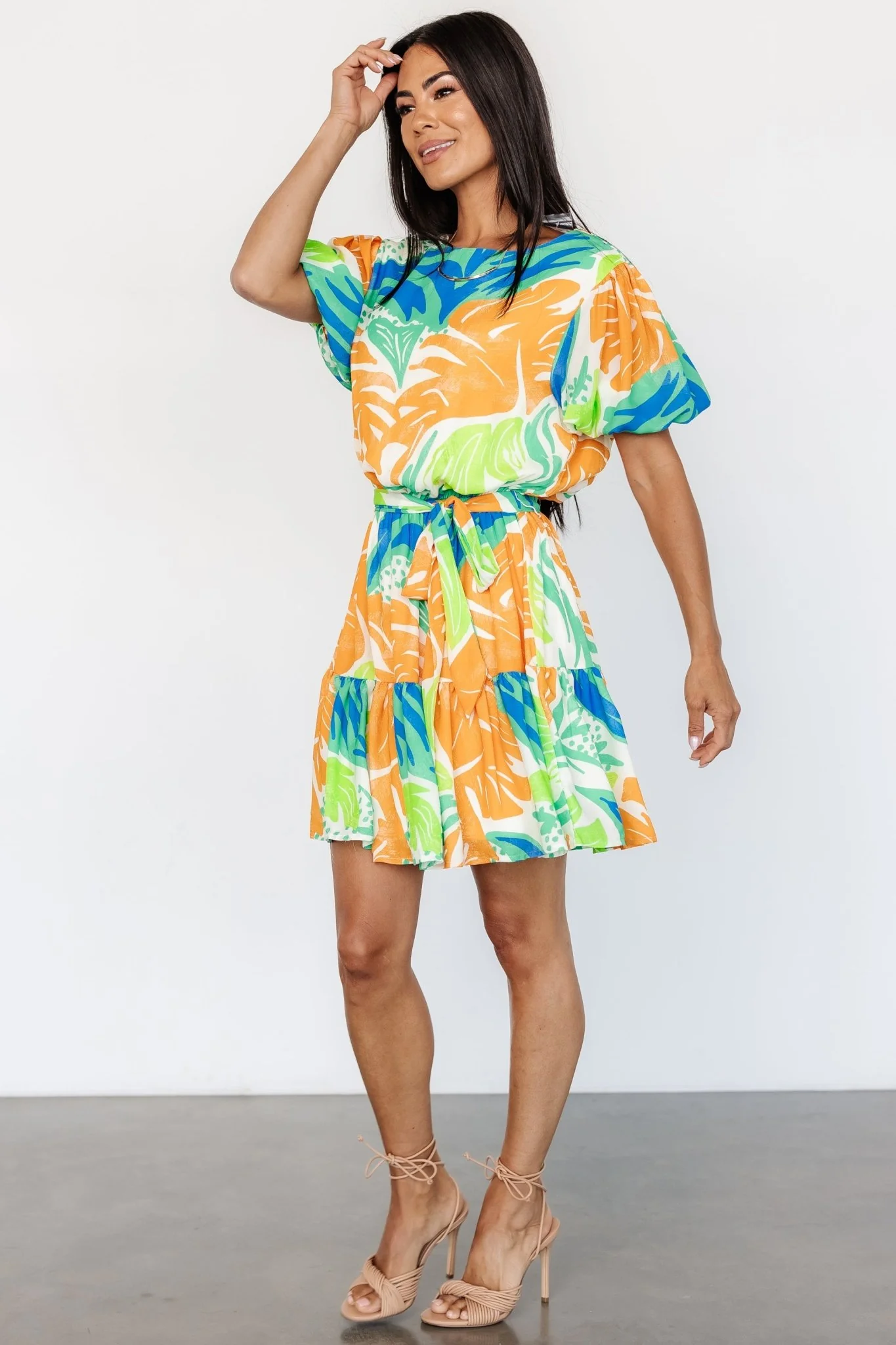 Cabo Short Dress | Multi Print
