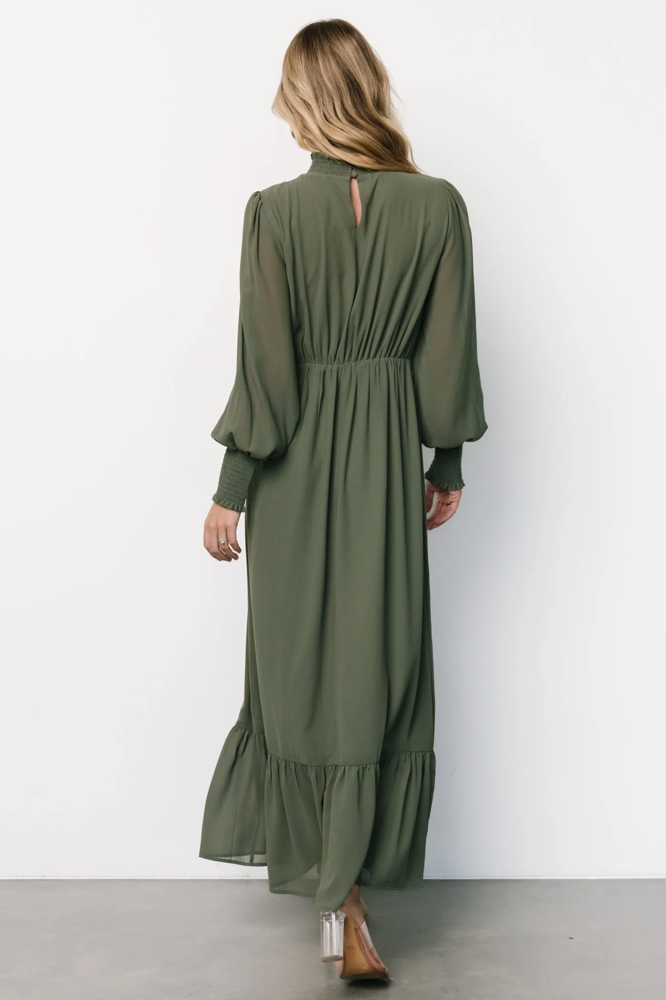 Luciana Maxi Dress | Dark Sage