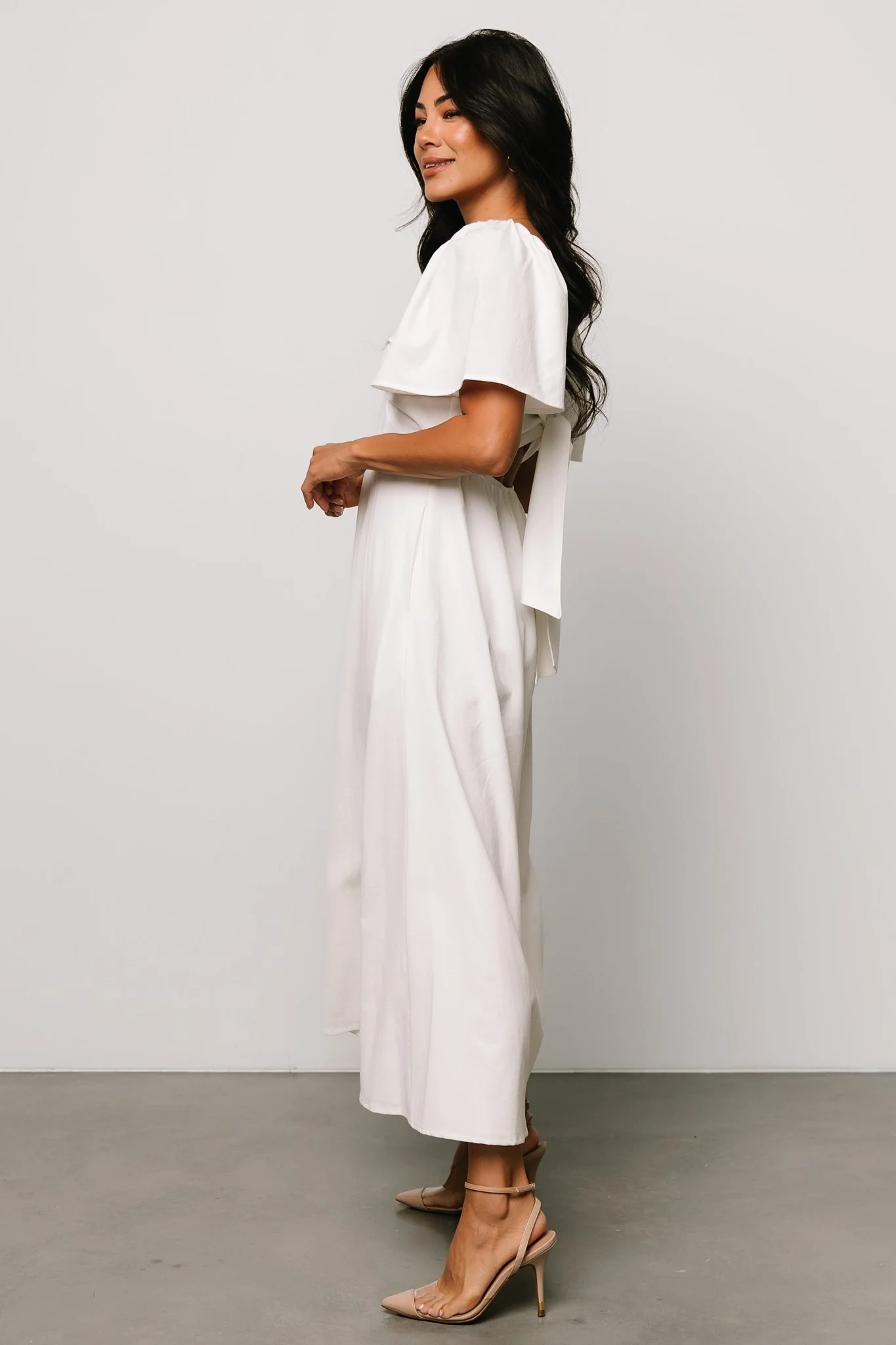 Indie Back Tie Dress | Off White